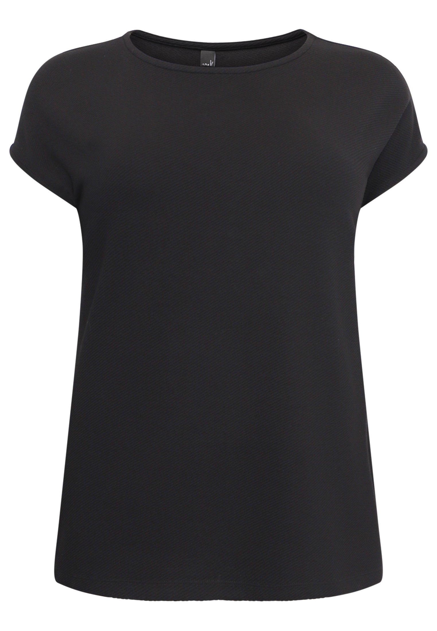 Große Größen black Langarmshirt Yoek