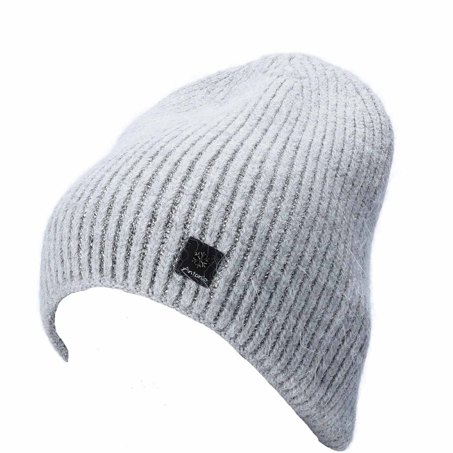 Antonio Strickmütze Antonio Winter Lady Hat Secret Glitter Beanie grau (1-S günstig online kaufen