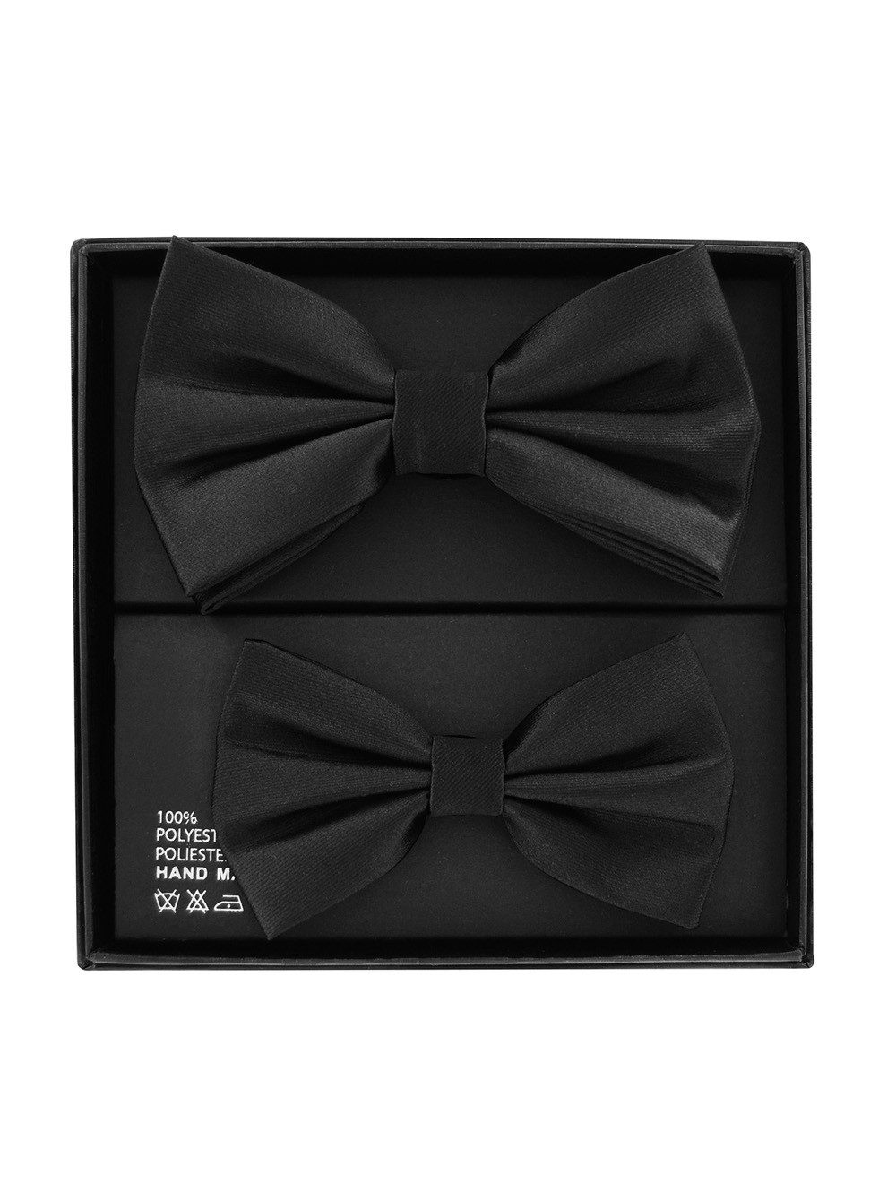 axy Fliege Fliegen Set für Vater und Sohn Premium in Geschenkbox (2er Set, 1x Herrenfliege und 1x Kinderfliege) Partnerlook für Herren und Kinder 1-12 Jahre alt, Familien Outfit