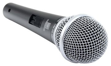 Pronomic Mikrofon DM-58 Dynamisches Gesangs Mikrofon mit Schalter (inkl. Mikrofonstativ, Mikroklemme und 5m XLR-Kabel, 4-tlg), Richtcharakteristik: Superniere