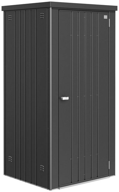 Biohort Geräteschrank Gr. 90, B/T/H: 93/83/182,5 cm, dunkelgrau metallic