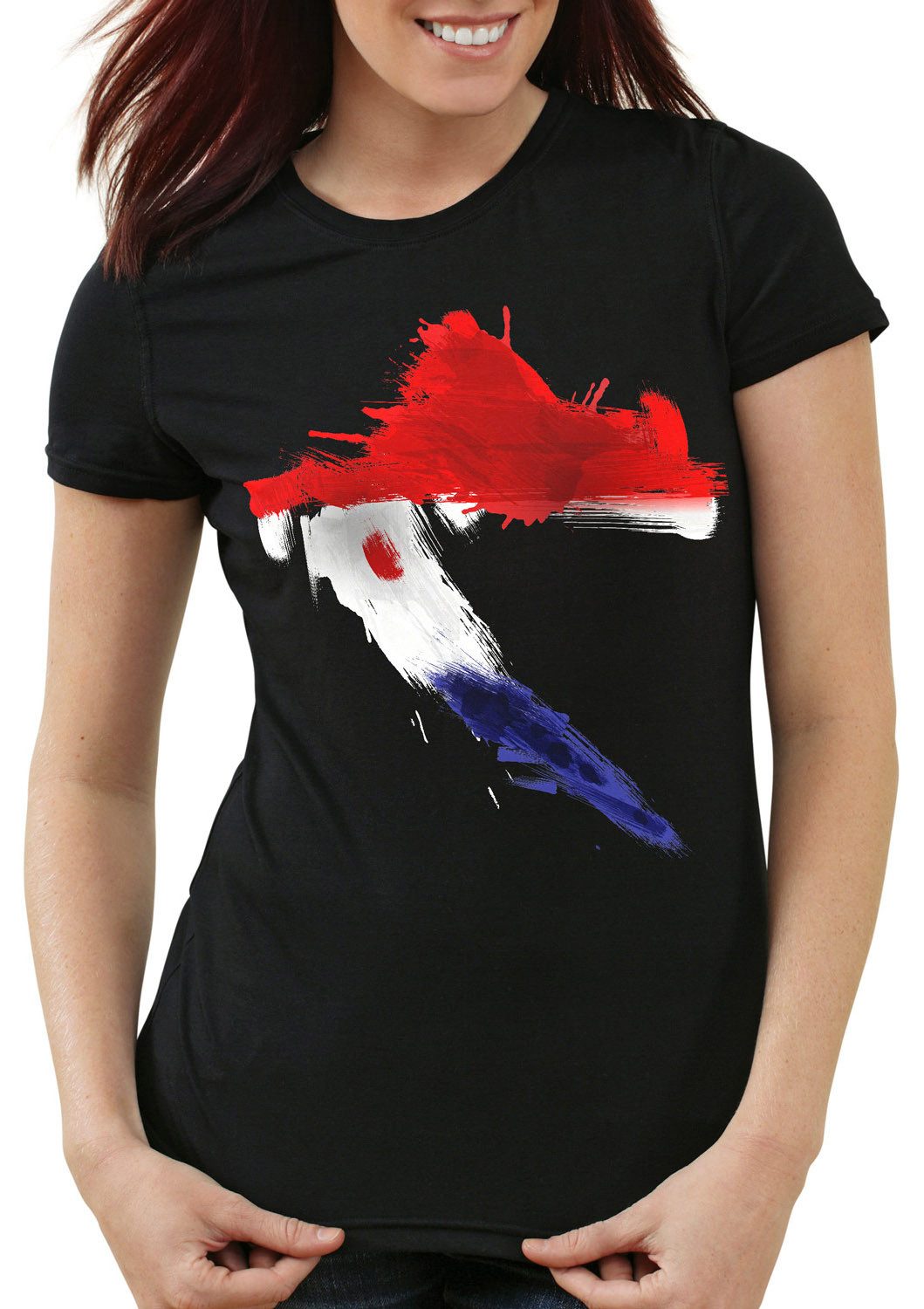 style3 T-Shirt Flagge Kroatien Fußball Sport günstig online kaufen
