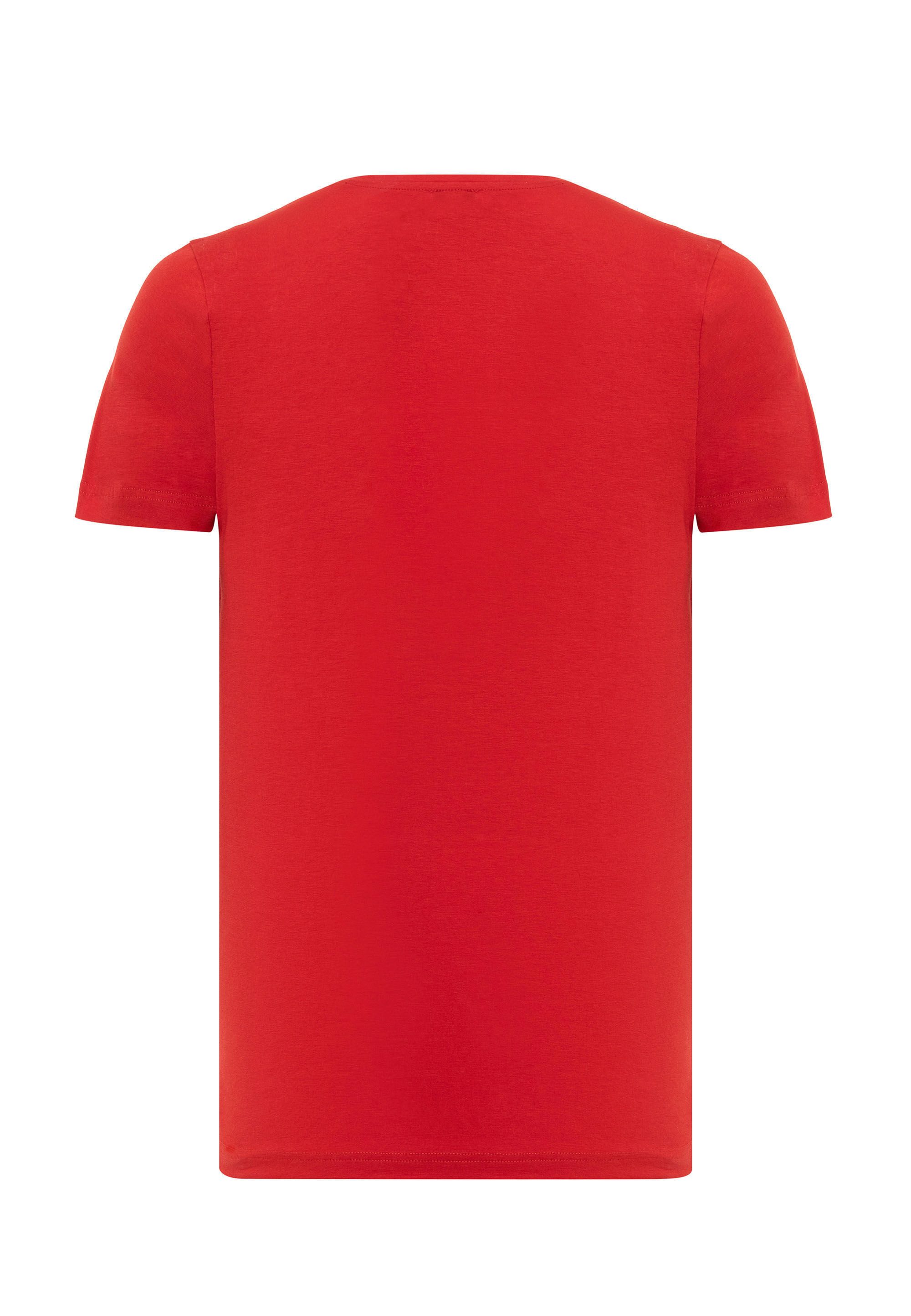 Cipo & Baxx T-Shirt T-Shirt mit Rundhals-Ausschnitt