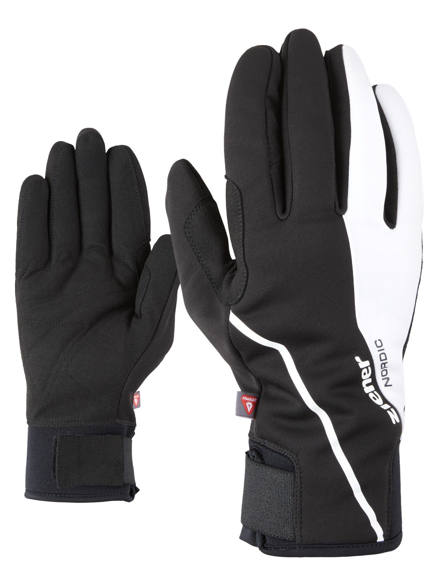 Pr Ziener White Glove - Black Fleecehandschuhe Ultimo Ziener Accessoires