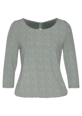 LASCANA 3/4-Arm-Shirt (2er-Pack) mit kleinem Cut-Out im Nacken