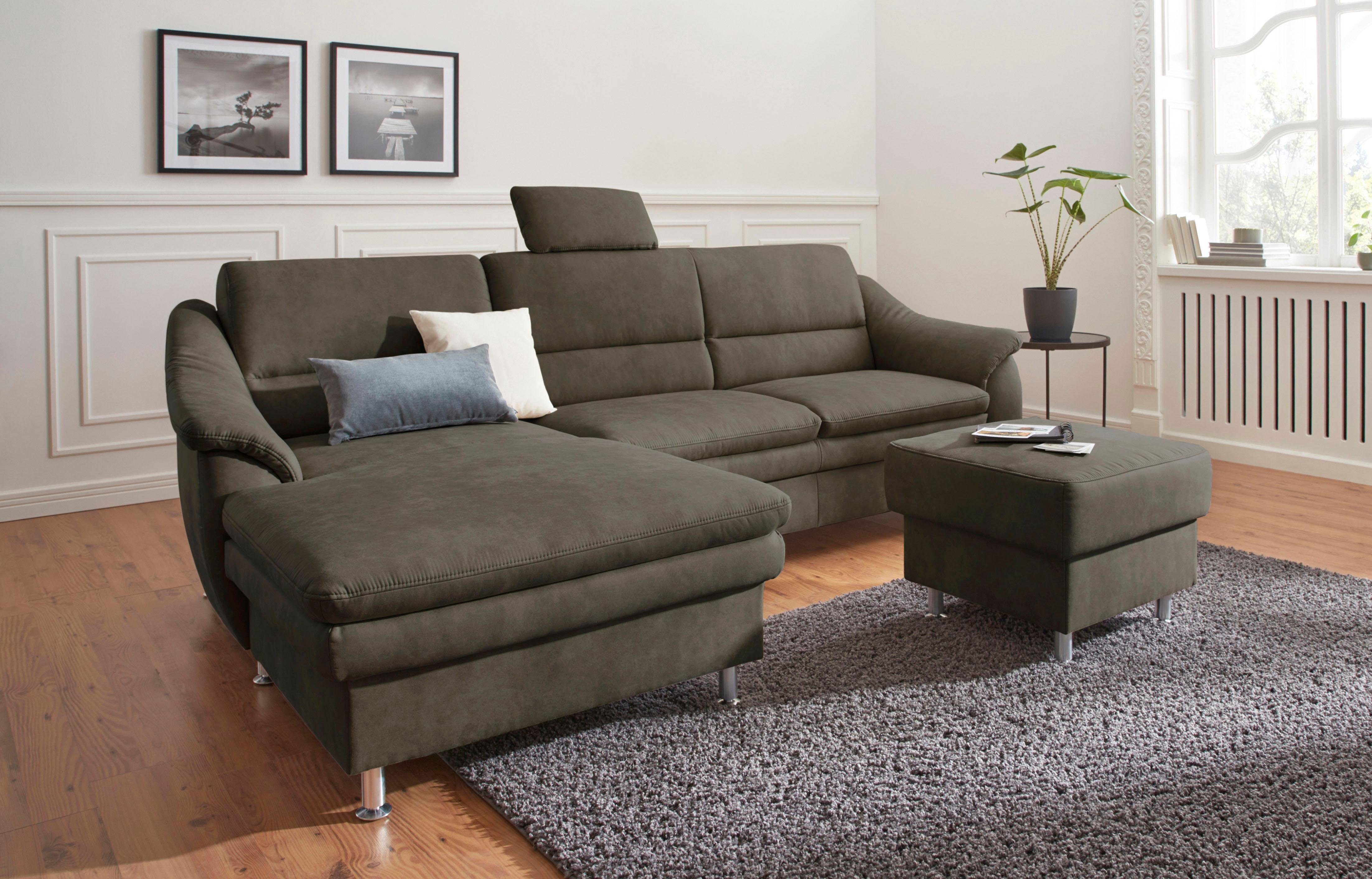 sit&more Ecksofa Cardoso L-Form, mit Federkern, günstig online kaufen