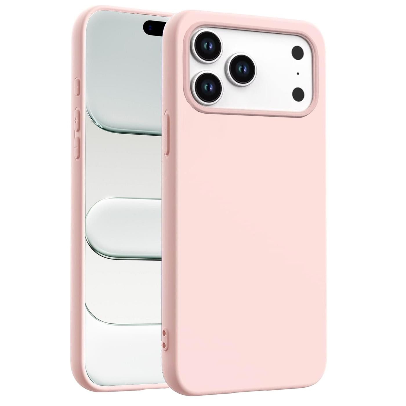 CoolGadget Handyhülle Silikon Colour Series Slim Case für Apple iPhone 17 Pro 6,3 Zoll, Hülle weich Handy Cover für iPhone 17 Pro Schutzhülle Innenfleece