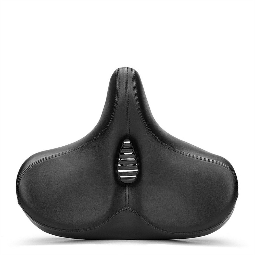Insma Fahrradsattel (Ergonomischer Fahrradsattel mit Federung), atmungsaktivem Design und wasserfestem PU-Bezug, 32 cm breit
