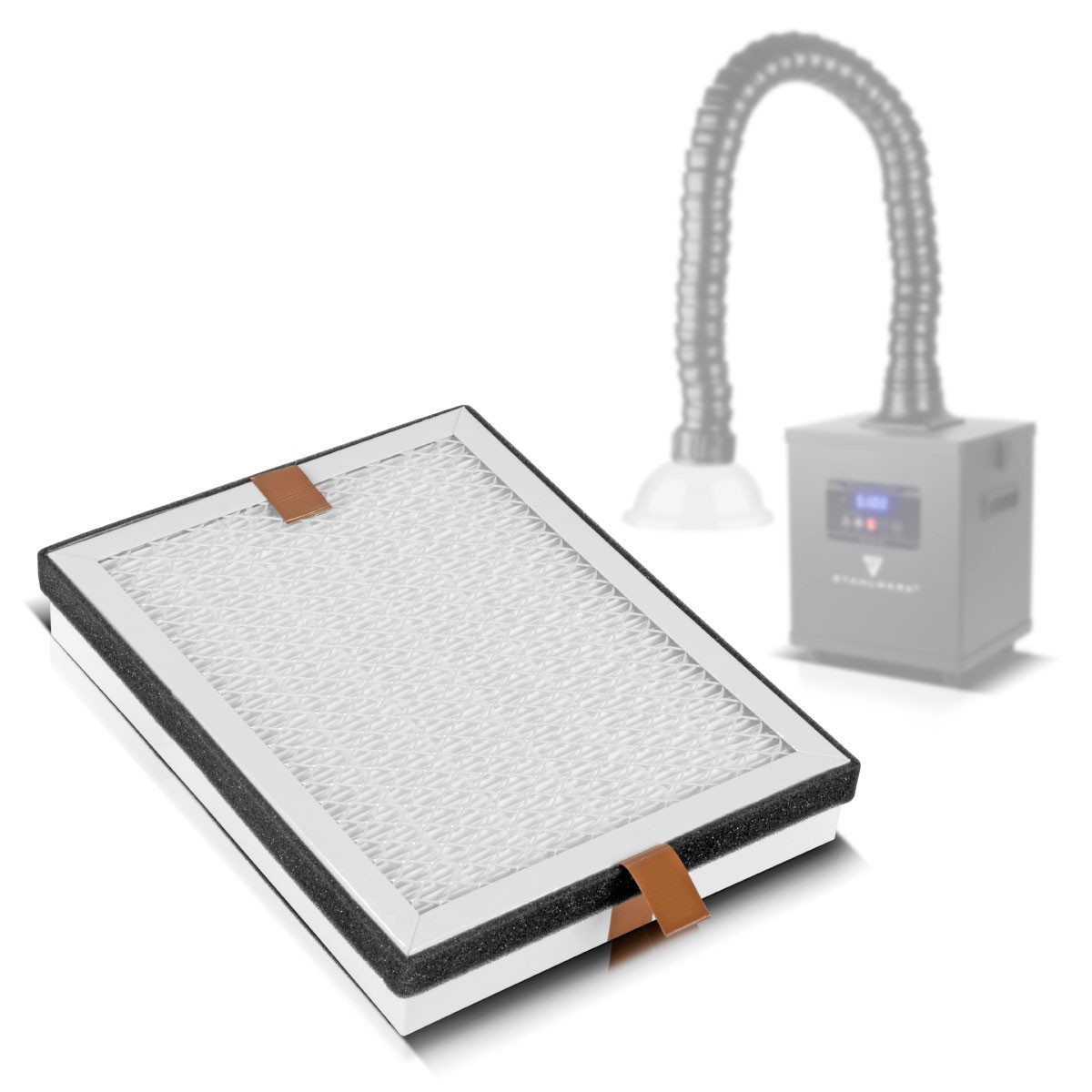 STAHLWERK Absauganlage Mittlerer HEPA Filter für Rauchabsaugung FE-150 ST
