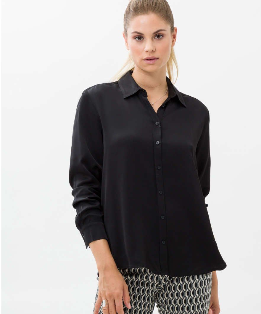 Brax Klassische Bluse Style VIC schwarz