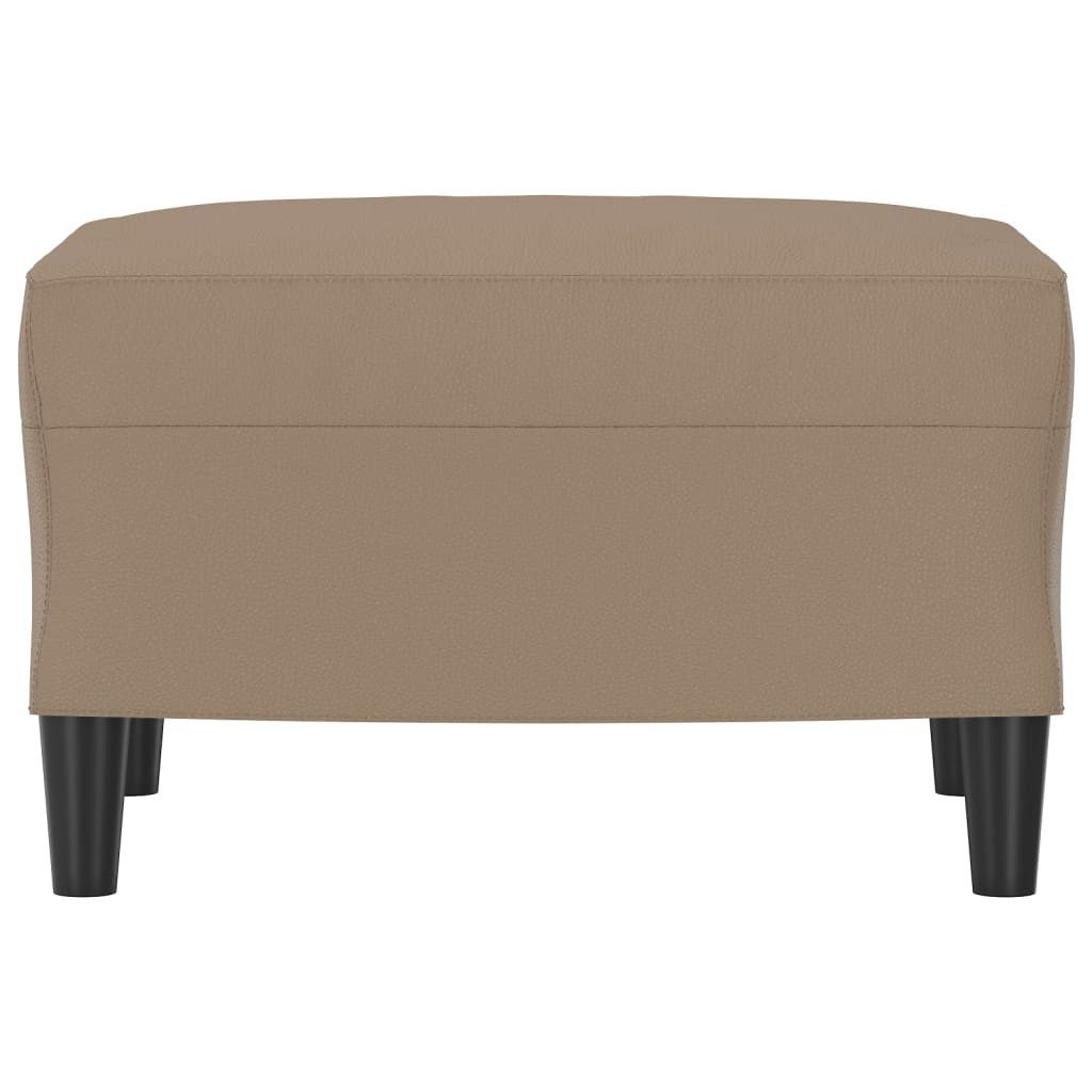 vidaXL Polsterhocker Fußhocker Cappuccino-Braun 60x50x41 cm günstig online kaufen