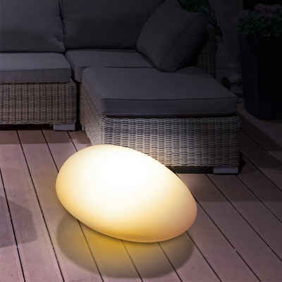EASYmaxx LED Solarleuchte »Deko-Stein - LED Gartenleuchte«, Solar-Leuchte Stein mit Farbwechsel