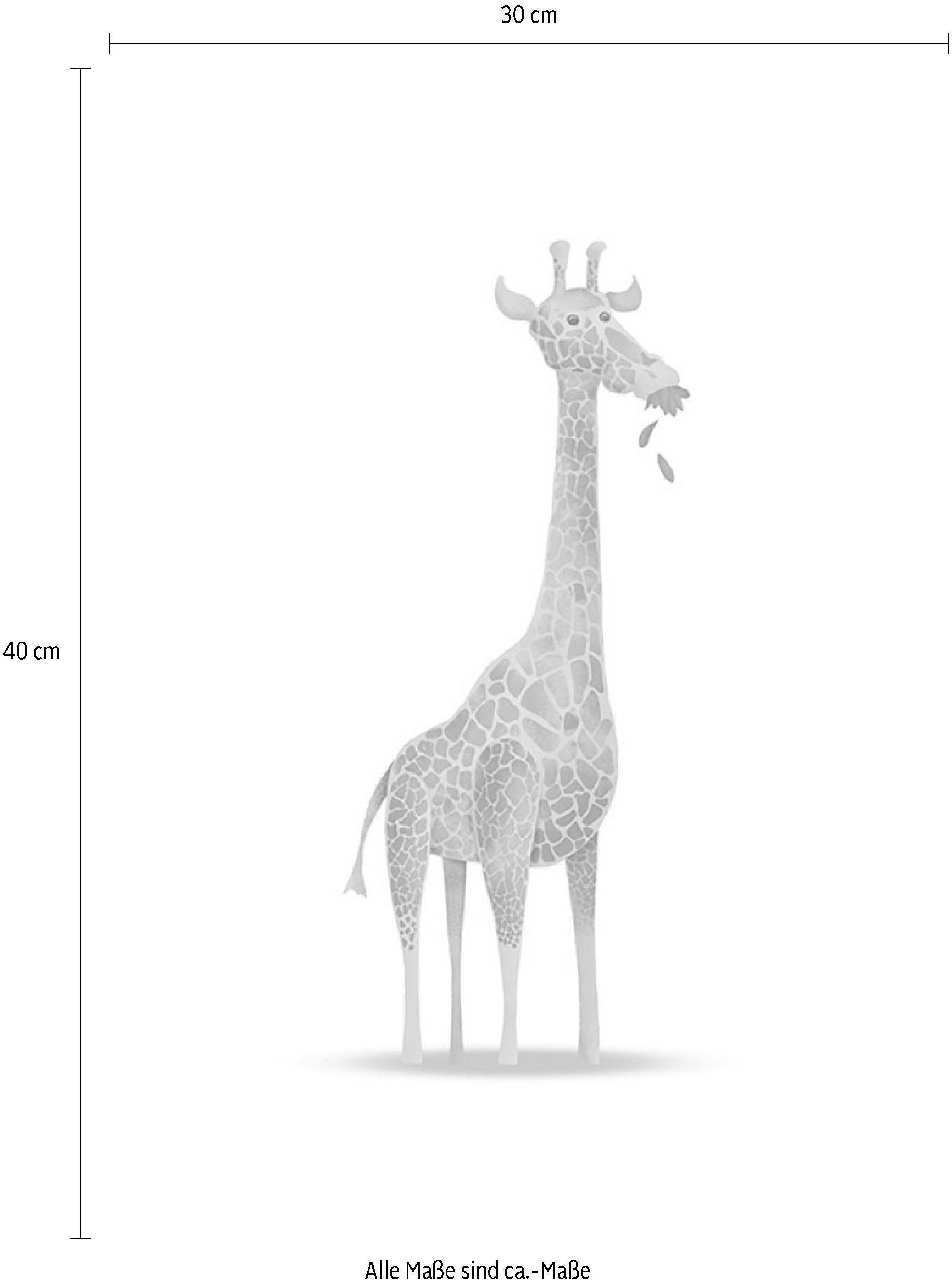 Komar Poster Cute Animal Giraffe, Tiere (1 St), Kinderzimmer, Schlafzimmer,  Wohnzimmer