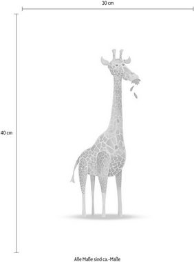 Komar Poster Cute Animal Giraffe, Tiere (1 St), Kinderzimmer, Schlafzimmer, Wohnzimmer