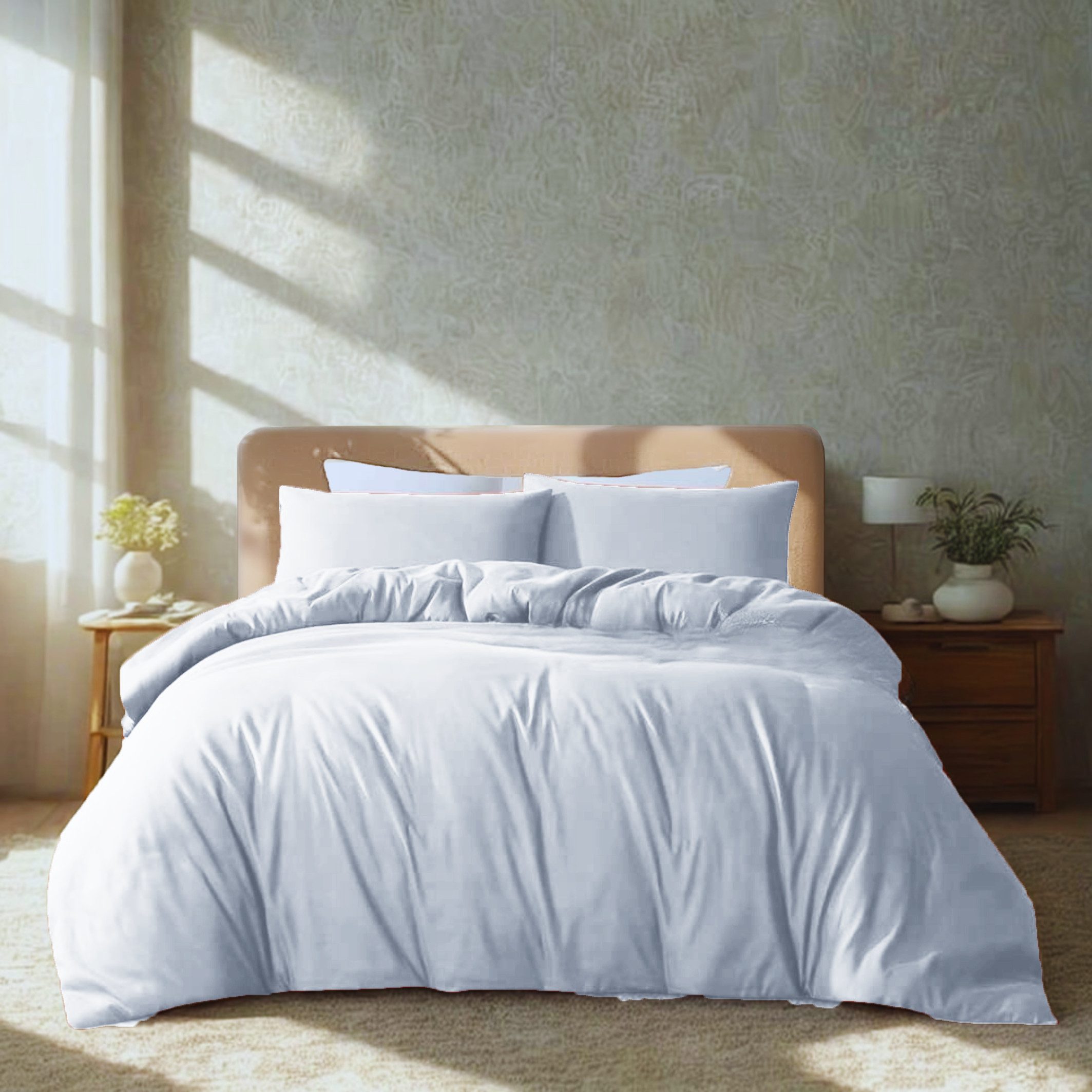 Komfortec Постельное белье Premium, 135 x 200 bis 220 x 240 cm, 6 verschiedene Größen zur Auswahl, gebürstet 100% Mikrofaser, 3 teilig, Superweiches Постельное белье-Set, Knitterfrei, Atmungsaktiv