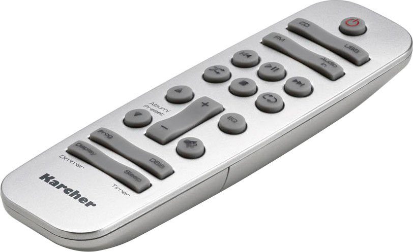 Karcher RA 2050 Küchen-Radio (UKW mit RDS, 3 W, CD/MP3 Player, USB, Ladefunktion, Kochtimer, Küchenunterbauradio)