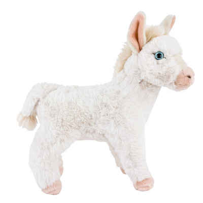 Teddys Rothenburg Kuscheltier Albino Esel 30 cm stehend weiß (Stoffesel Plüschesel, Plüschtiere Stofftiere Kinder Spielzeug Babys)