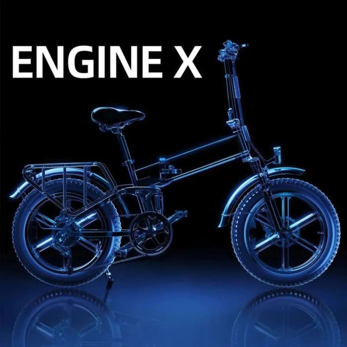 ENGWE E-Bike Batterie, Batterien 624WH Schwarz, Motor 250W Gang, Frontmotor, ENGINE X ENGWE Wh Elektrofahrrad, 48 624,00