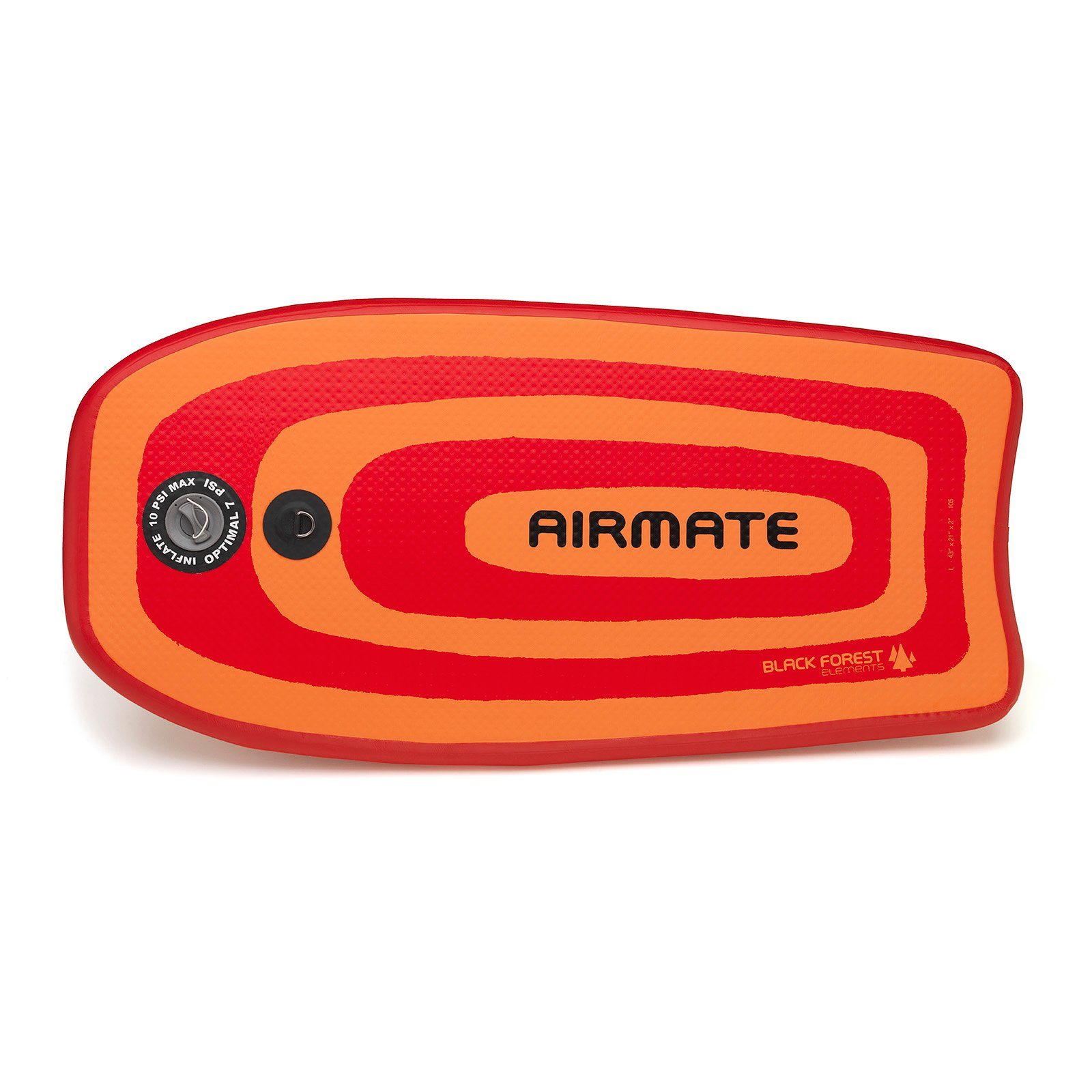 BLACK FOREST ELEMENTS Bodyboard AIRMATE L- inflatable Bodyboard - Original Black Forest Elements, (1 tlg)