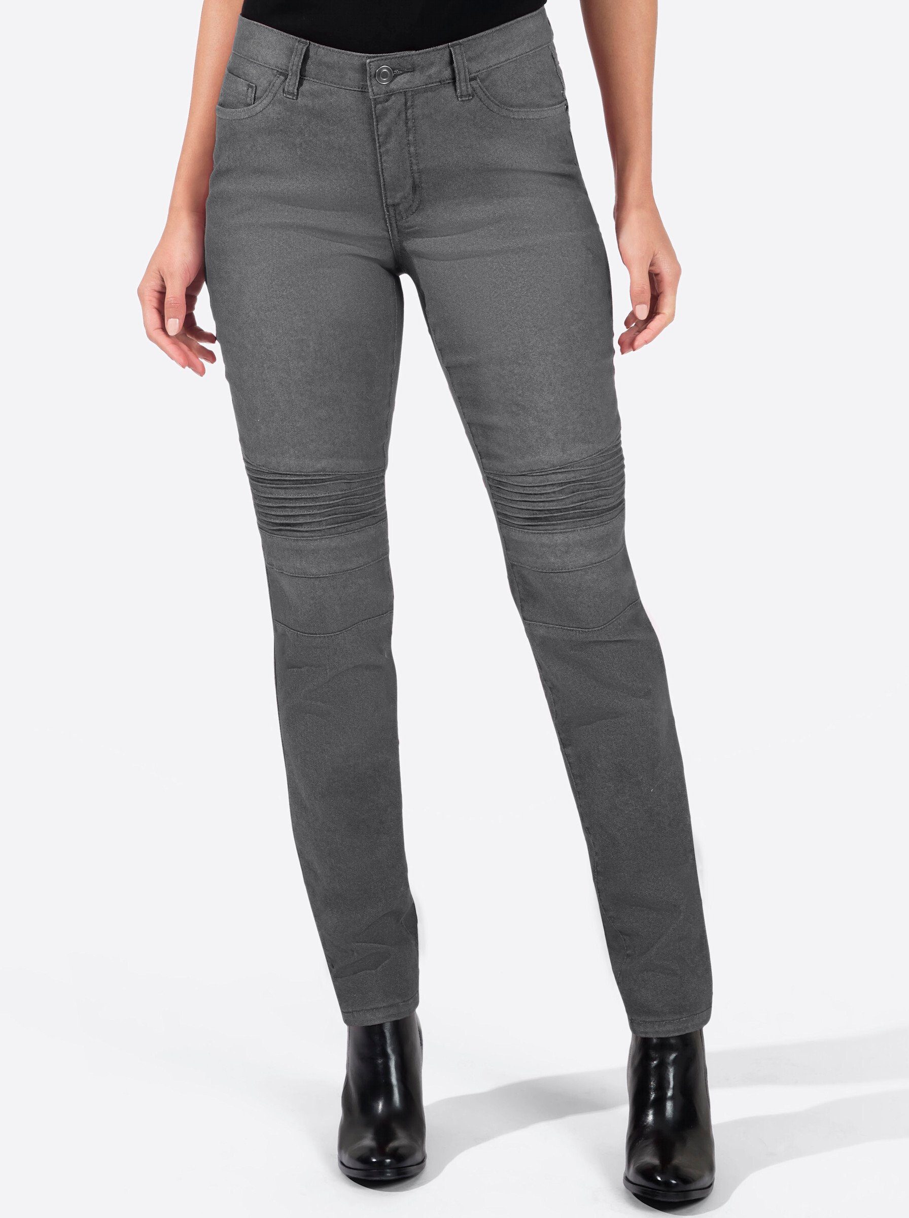 WITT WEIDEN Bequeme Jeans grey-denim