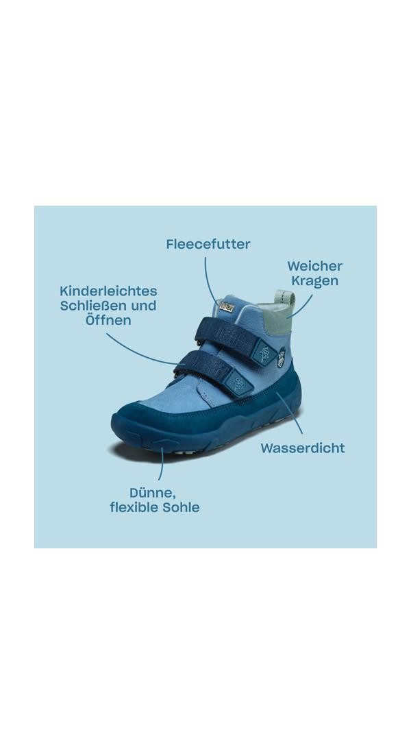 Affenzahn Leder Friendy Sneaker nach Barfußschuhprinzip