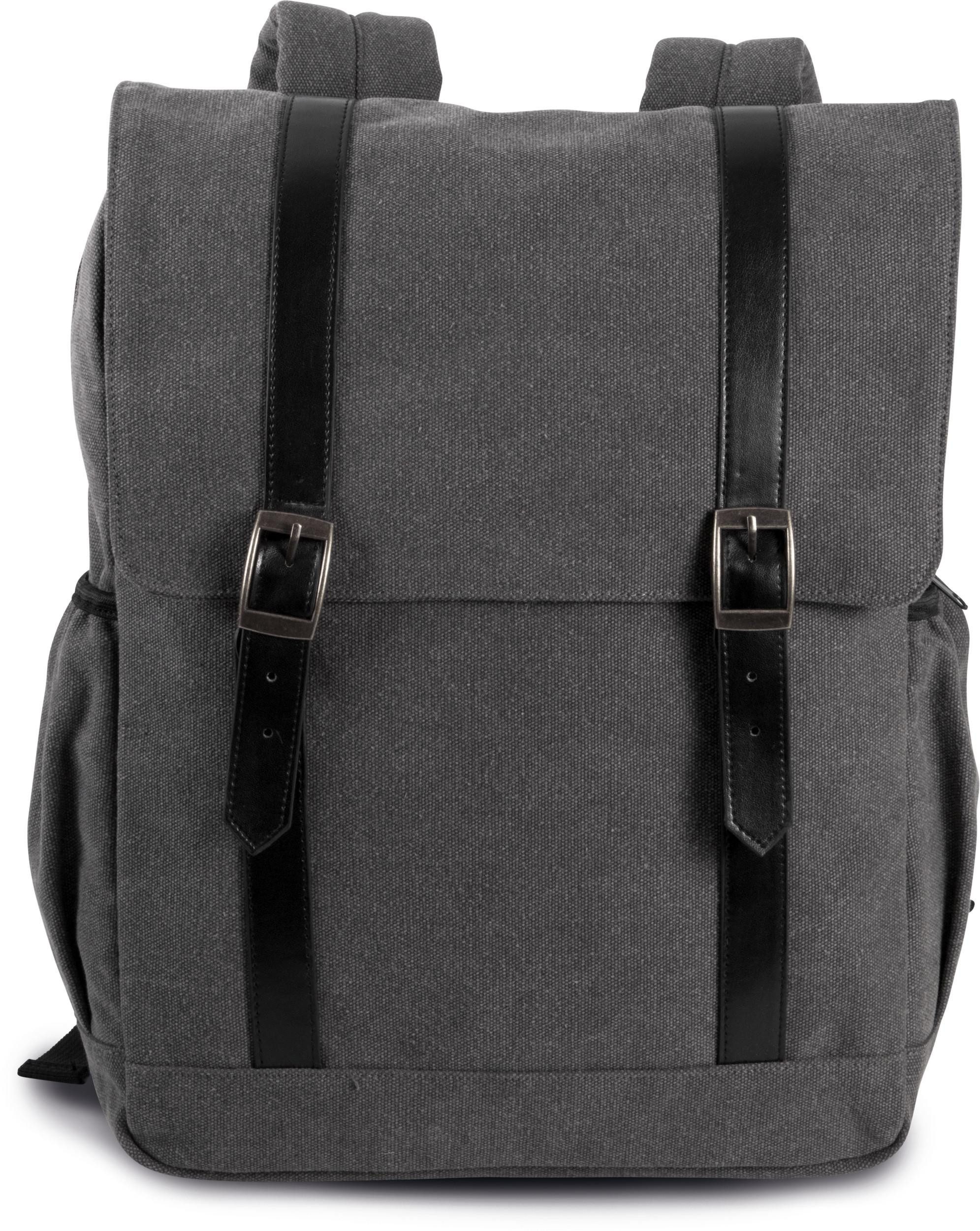 Freizeitrucksack Canvas-Rucksack mit Klappe aus Baumwolltuch