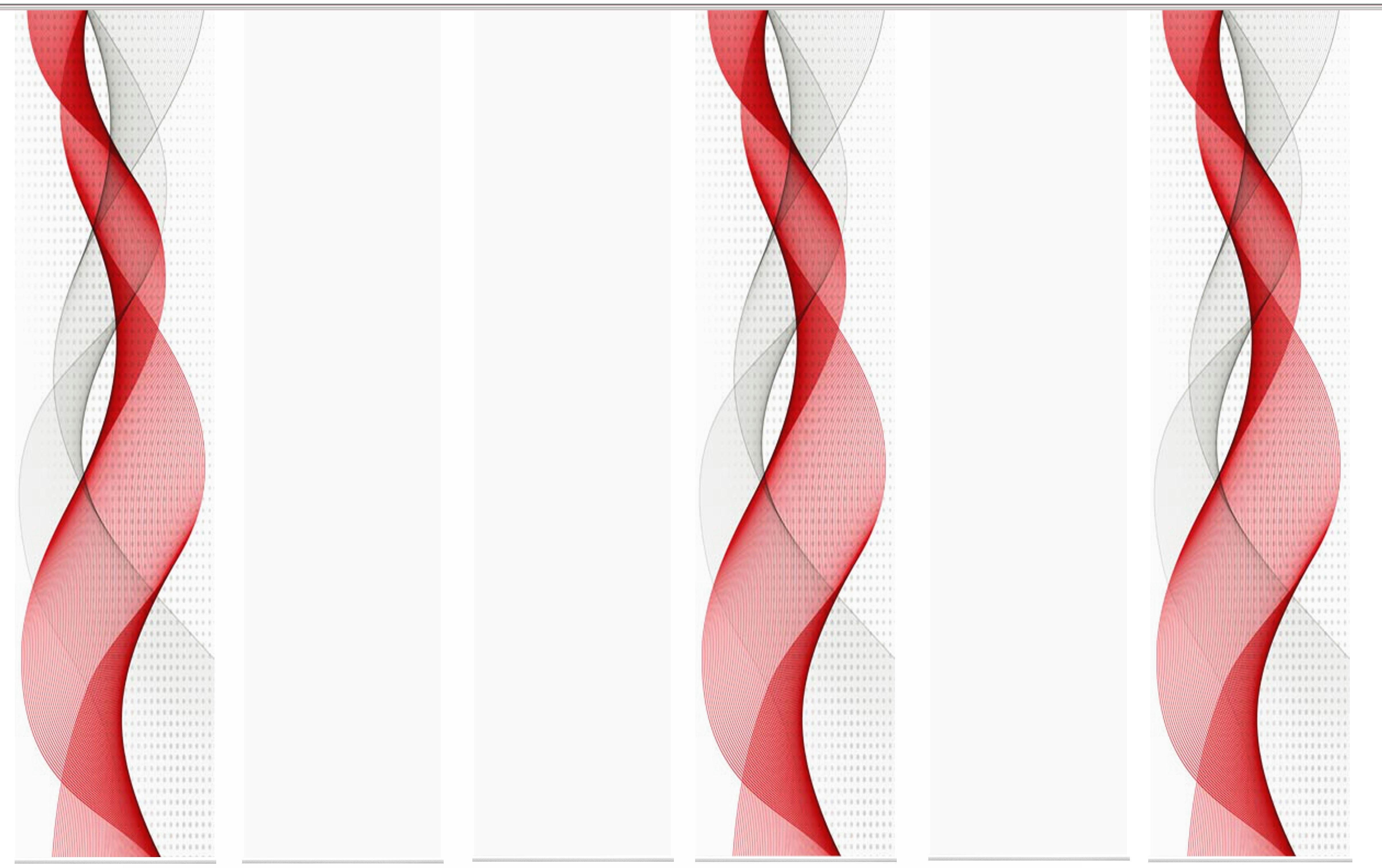 HOME WOHNIDEEN Schiebegardine OPALIA 6ER SET (6 St), Paneelwagen, halbtransparent, Microfaser, HxB: 245x60