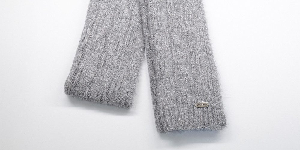 chillouts Strickschal Giralda Scarf, mit eleganter Struktur & angenehmer Länge