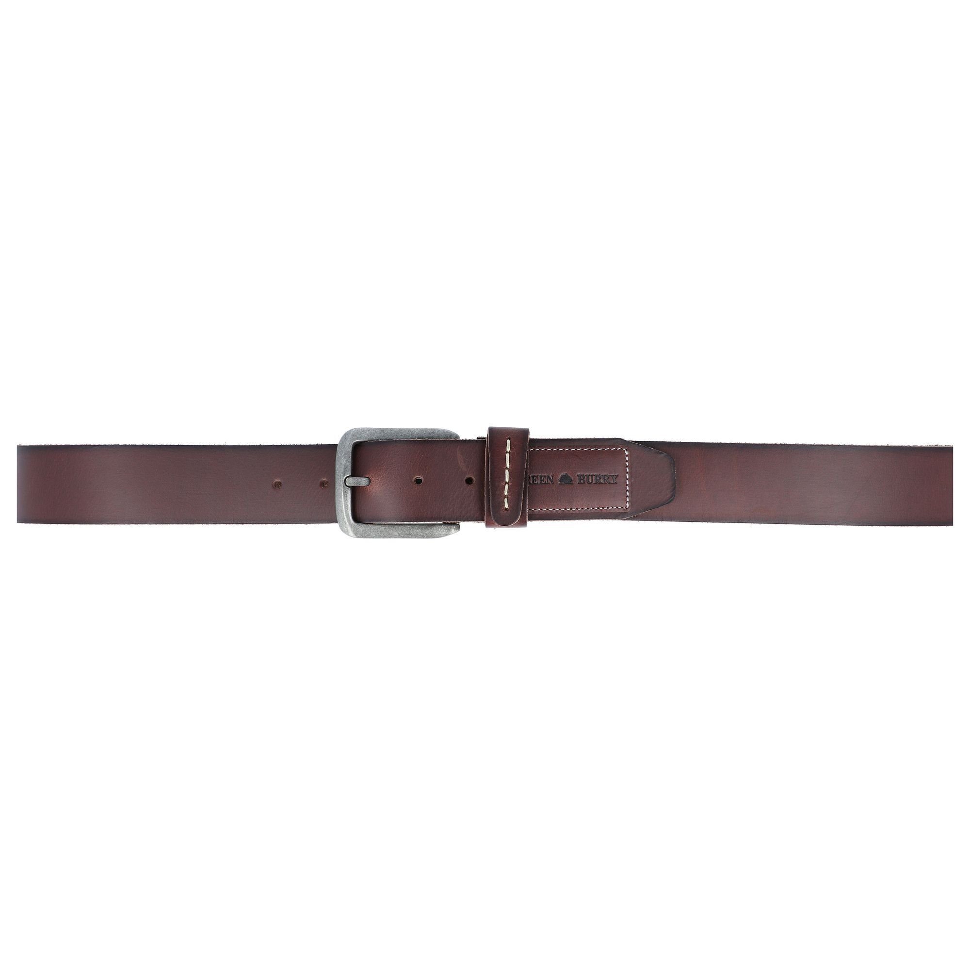 Greenburry Ledergürtel Belt Dornschließe braun