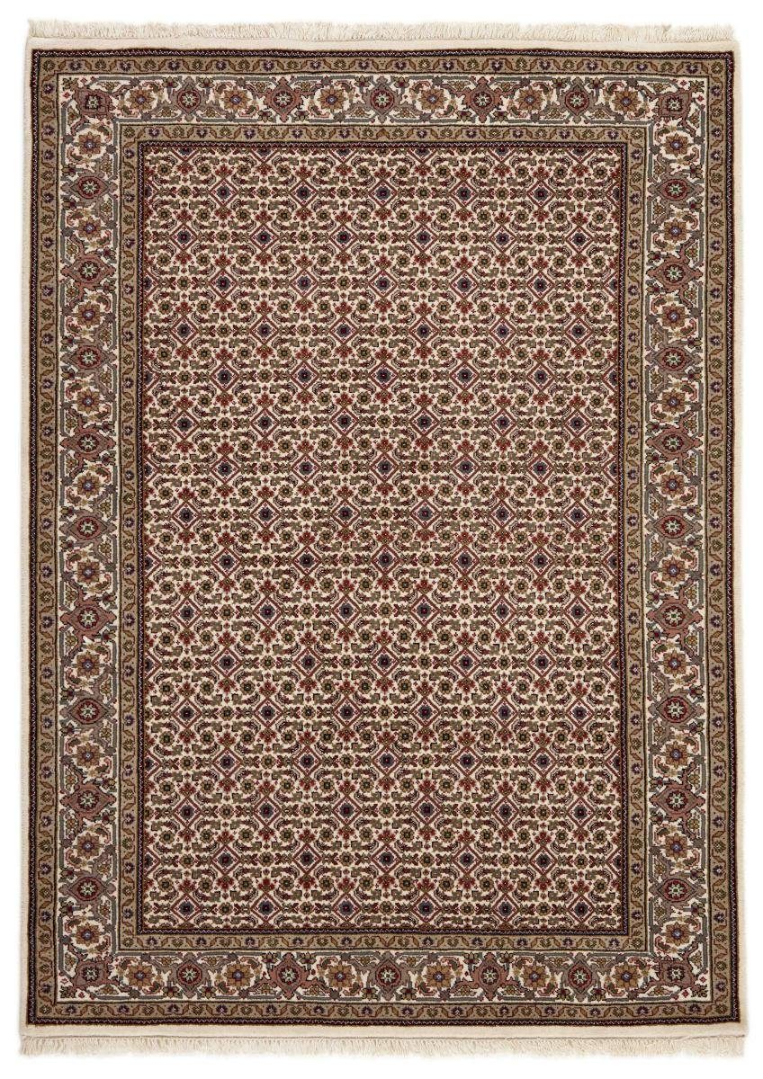 Orientteppich Indo Täbriz 145x203 Handgeknüpfter Orientteppich, Nain Trading, rechteckig, Höhe: 12 mm