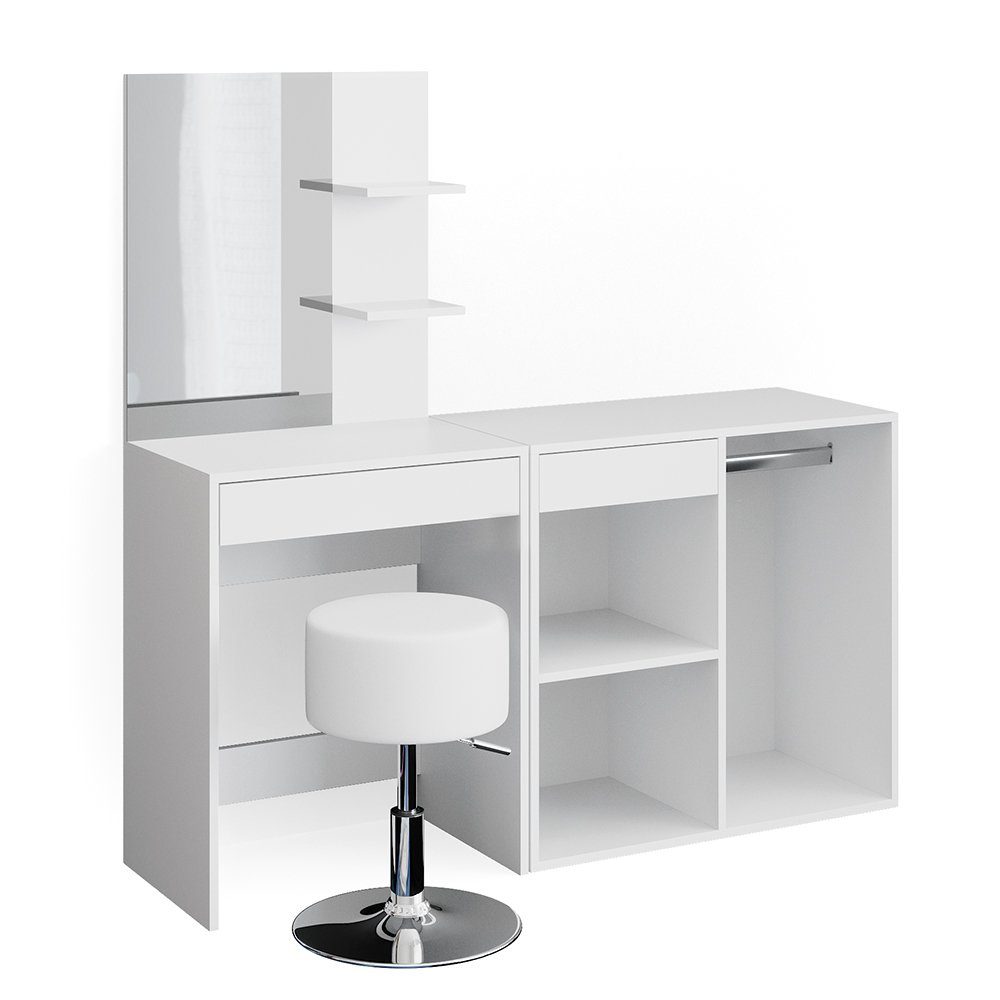 Vicco Schminktisch Isabelle, Weiß, 140 cm günstig online kaufen