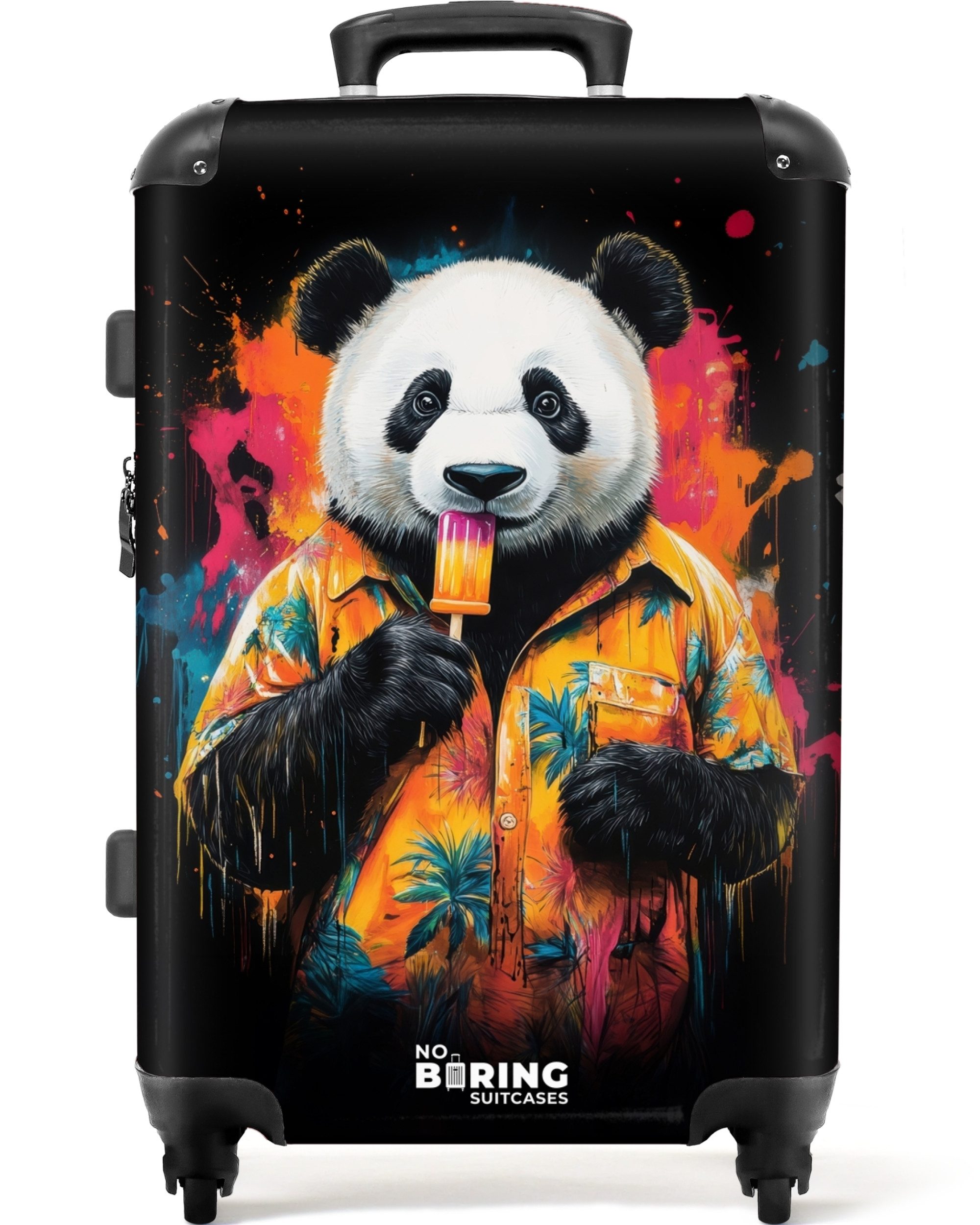 NoBoringSuitcases.com© Hartschalen-Trolley Sommerpanda mit Eiscreme 67 günstig online kaufen