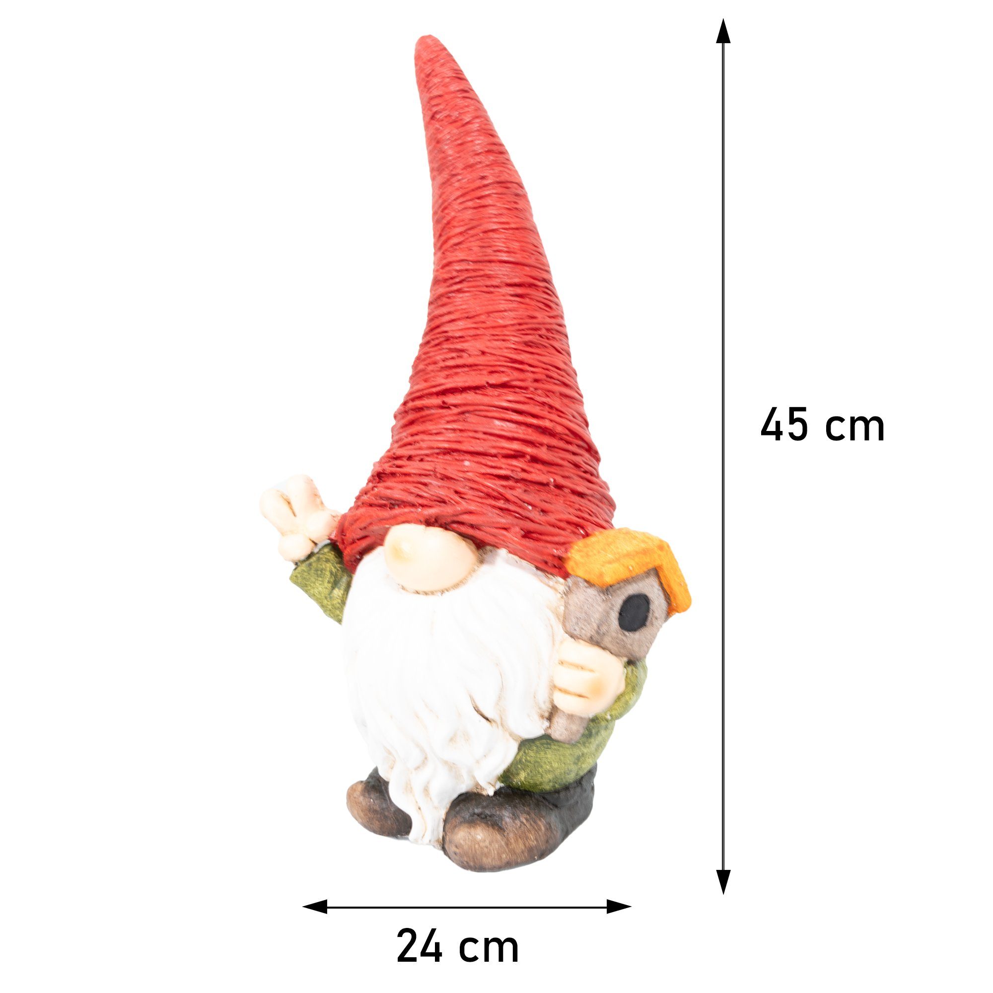 aus für Magnesia, Wichtel rot Gnome Außen Innen Lemodo und Gartendeko