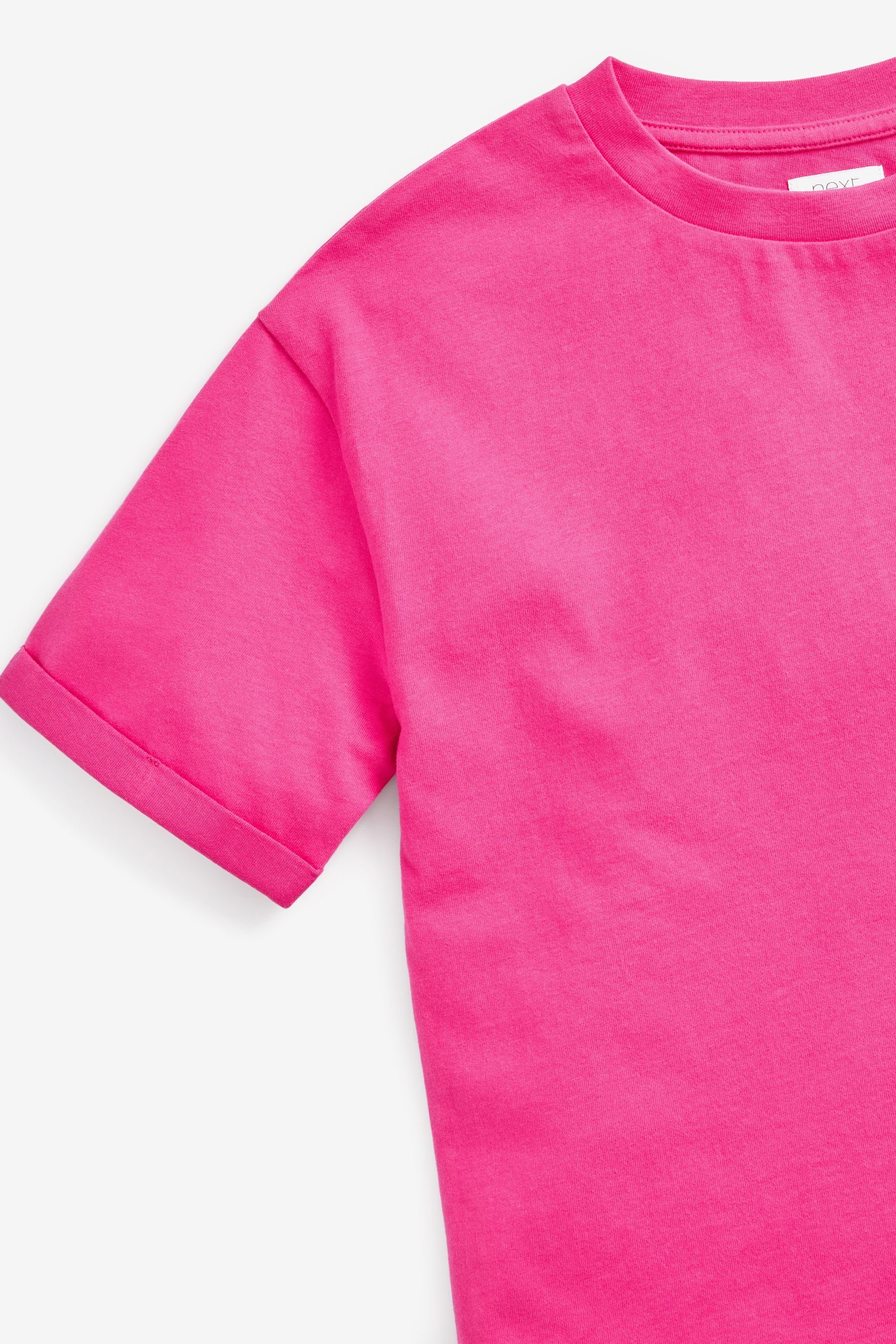 Next T-Shirt (1-tlg) Pink Oversize-T-Shirt Magenta