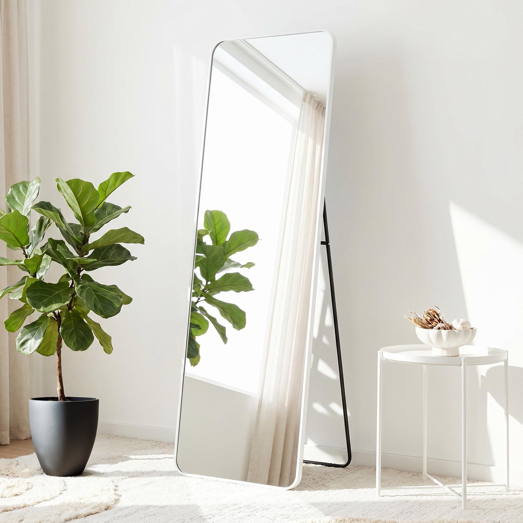 OTTO home Spiegel Standspiegel Addrik, wahlweise in 2 Größen 150x40cm oder 160x50cm (als Wandspiegel und Standspiegel einsetzbar, Rahmen aus Metall), Ganzkörperspiegel mit Sicherheitsglas, in verschiedenen Farben
