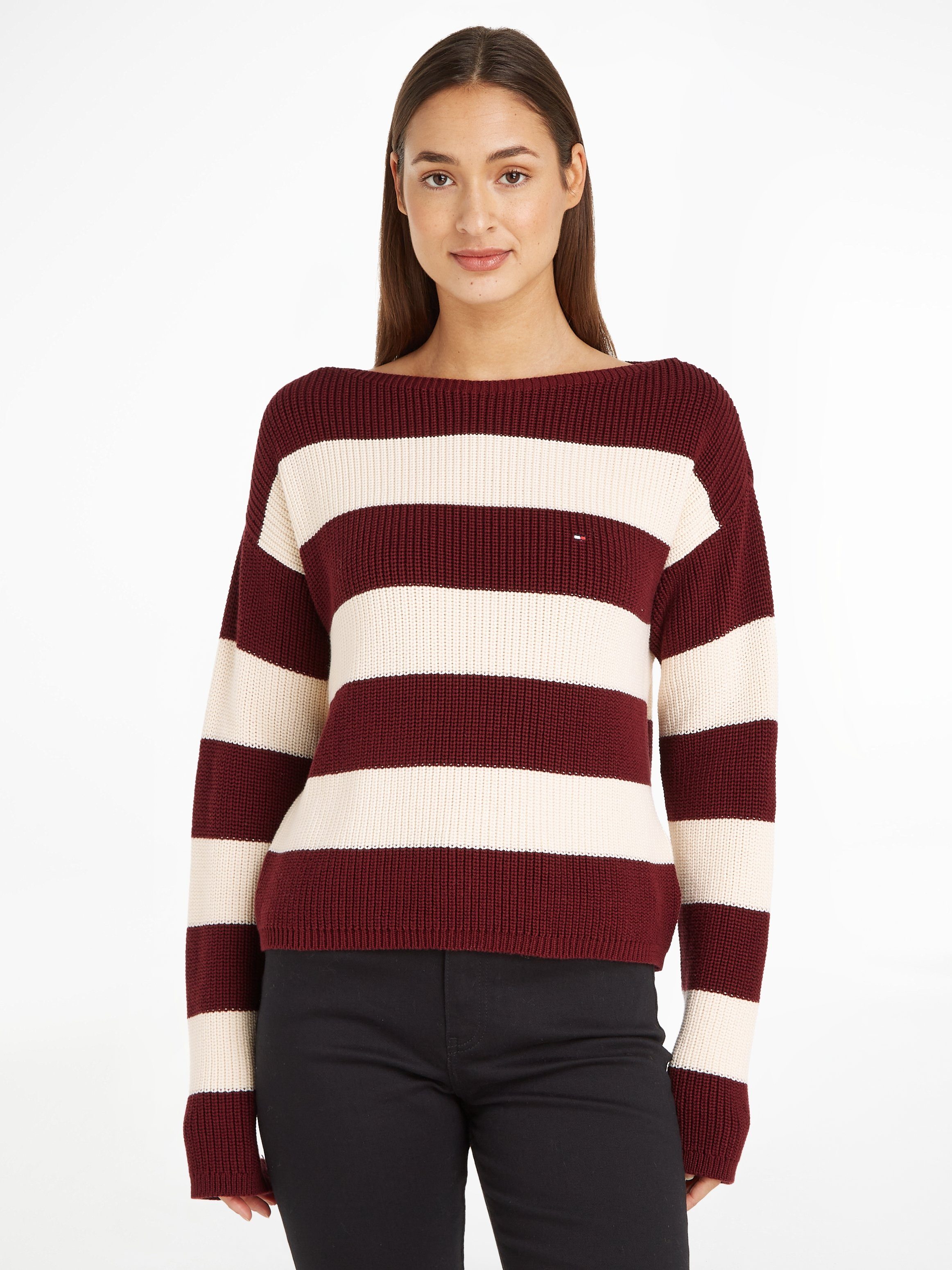 Tommy Hilfiger Strickpullover in Rippstrick-Optik