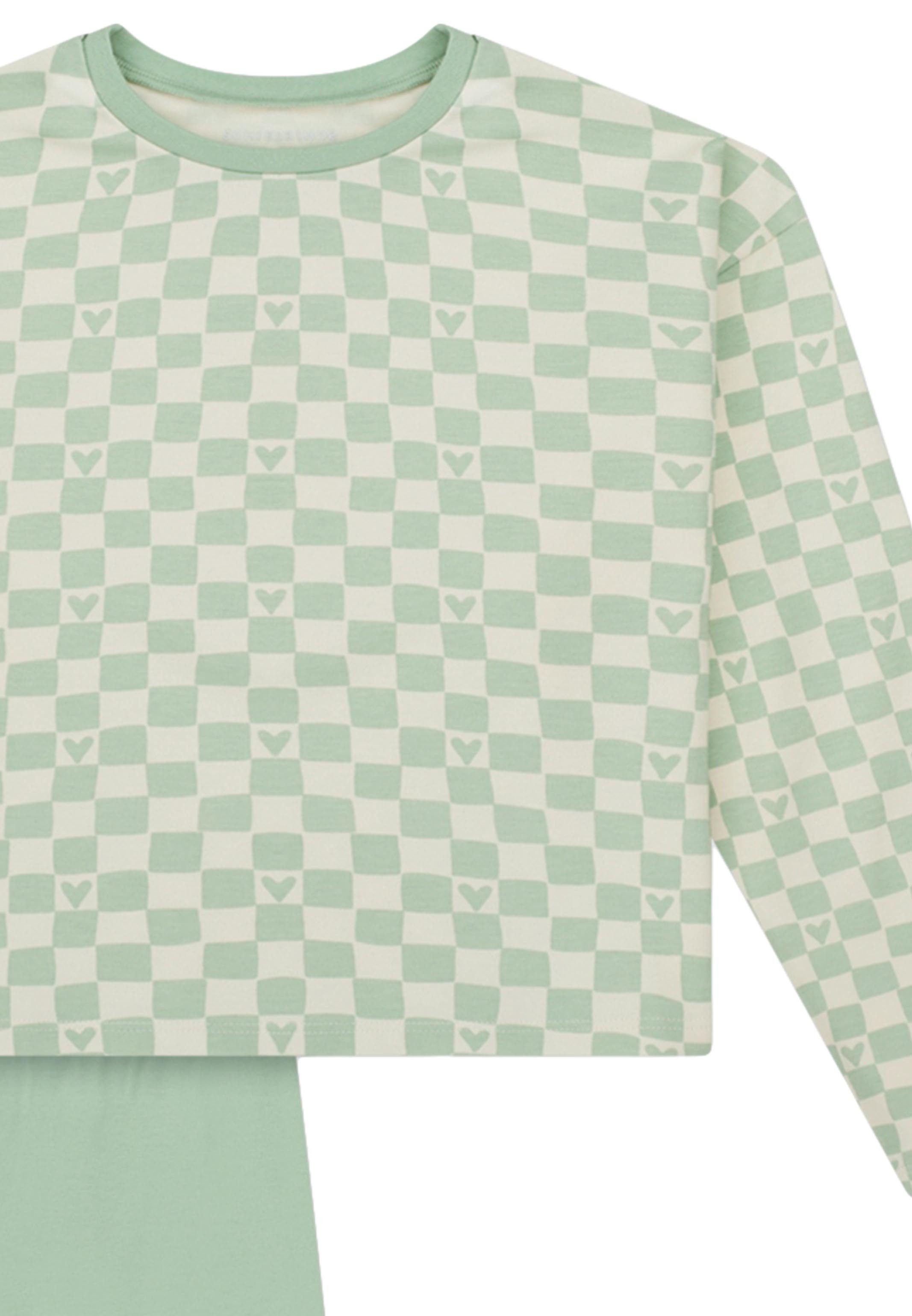 Schiesser Pyjama Comfort Cotton (Set, 2 tlg) Schlafanzug - Baumwolle - Atmungsaktiv
