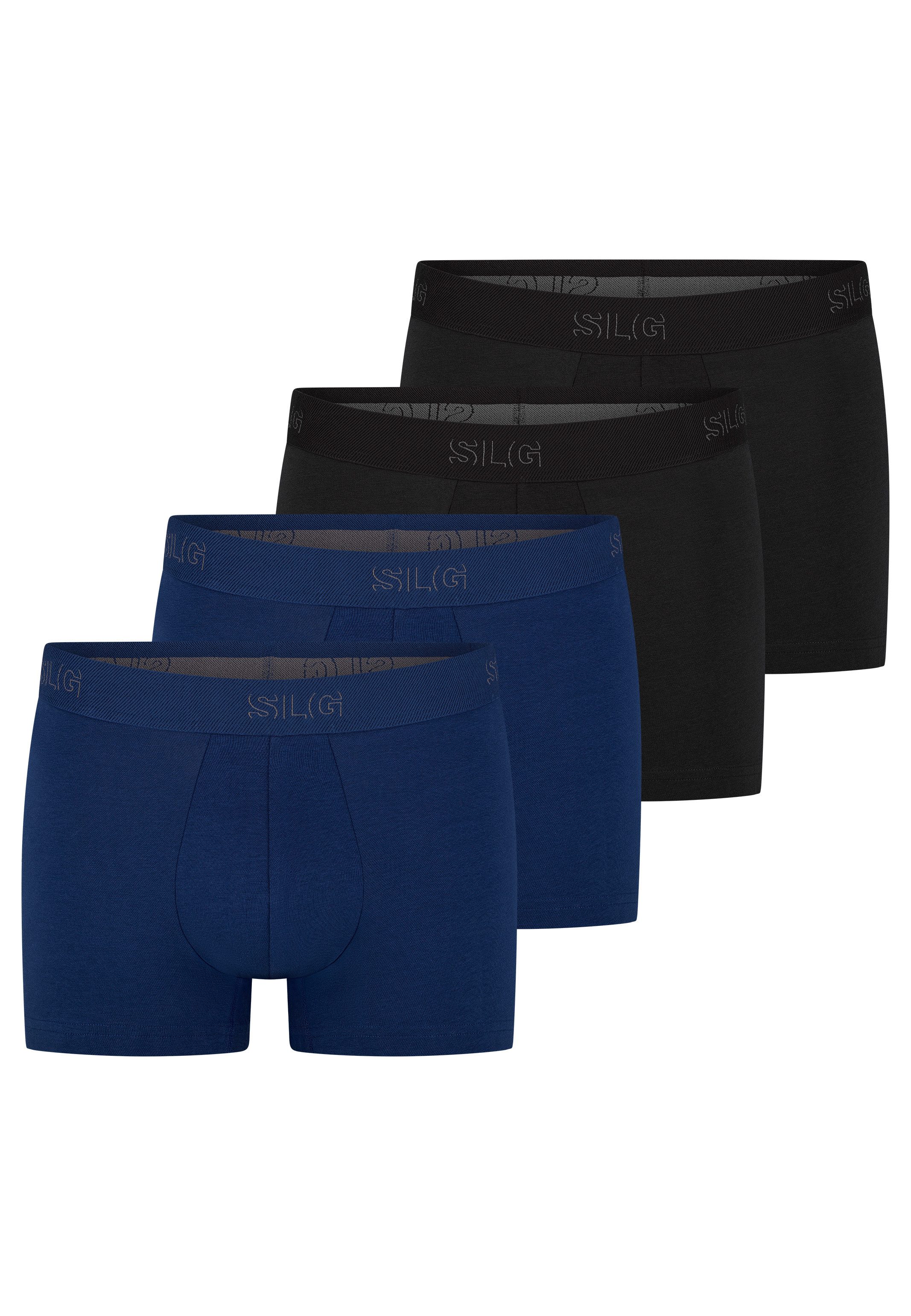 sloggi Retro Boxer 4er Pack SLG Base (Spar-Set, 4-St) Retro Short / Pant - Baumwolle - ohne Eingriff - Atmungsaktiv