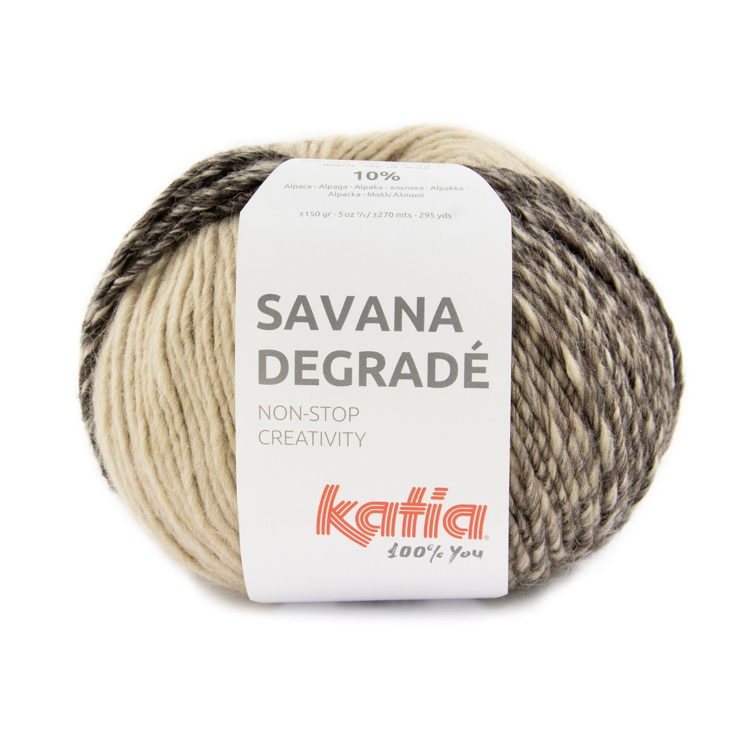 Katia Concept Hiro Wolle - 150g Farbverlaufsgarn Mit Seide Für Strickprojekte