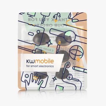 kwmobile 6x Ersatzpolster für JBL Live Pro 2 TWS HiFi-Kopfhörer (Silikon Ersatz Ohrpolster für In-Ear Kopfhörer - Headphones Polster)