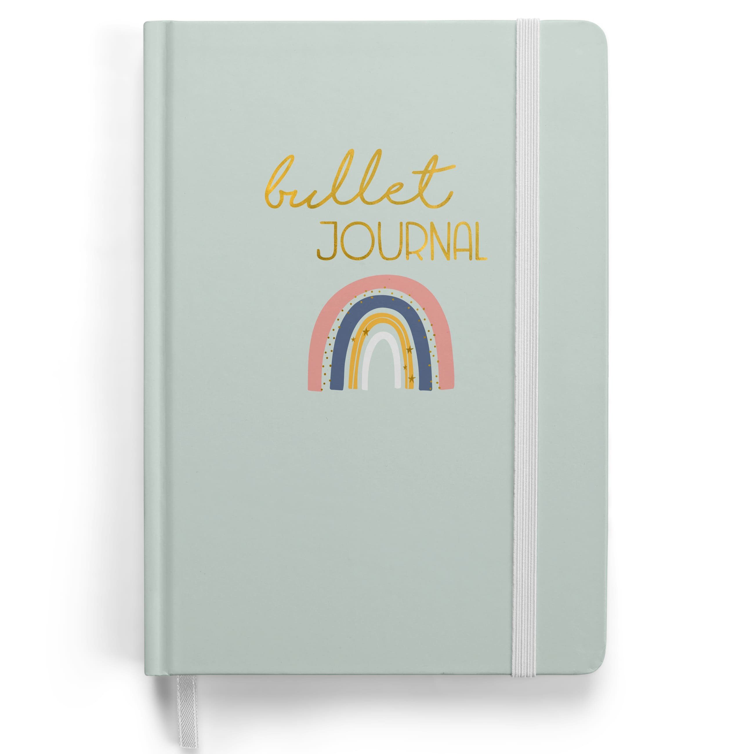 PAPIERDRACHEN Notizbuch Bullet Journal - Notizbuch A5 gepunktet, mit Punkteraster