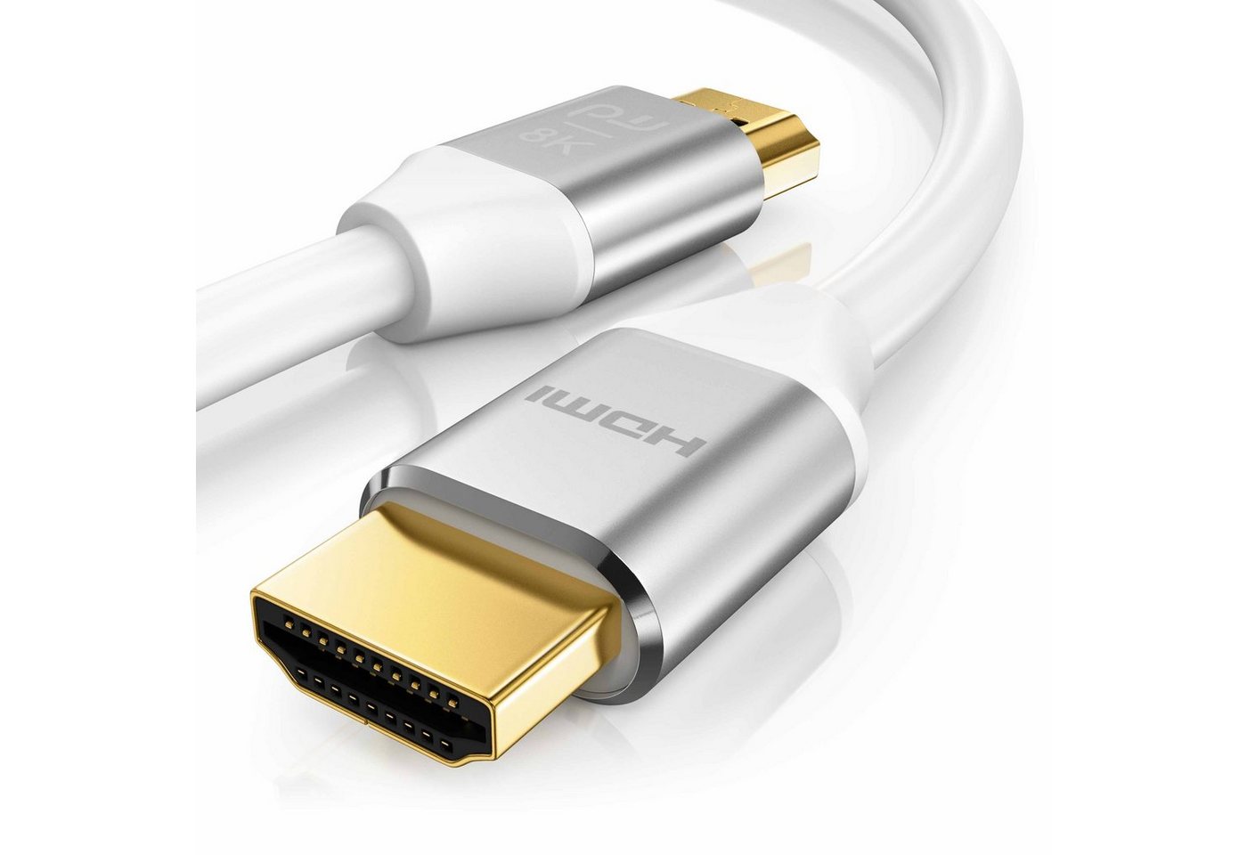 Primewire 8K Premium Ultra High Speed 7680 x 4320 @ 120 Hz mit DSC - 3m HDMI-Kabel, 2.1, HDMI Typ A (300 cm), 48 Gbit/s Bandbreite, eARC, CEC, HDCP, für Gaming, Streaming, Heimkino