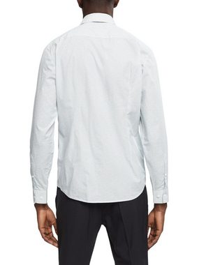 Esprit Collection Businesshemd Slim-Fit-Hemd aus Baumwolle mit Muster
