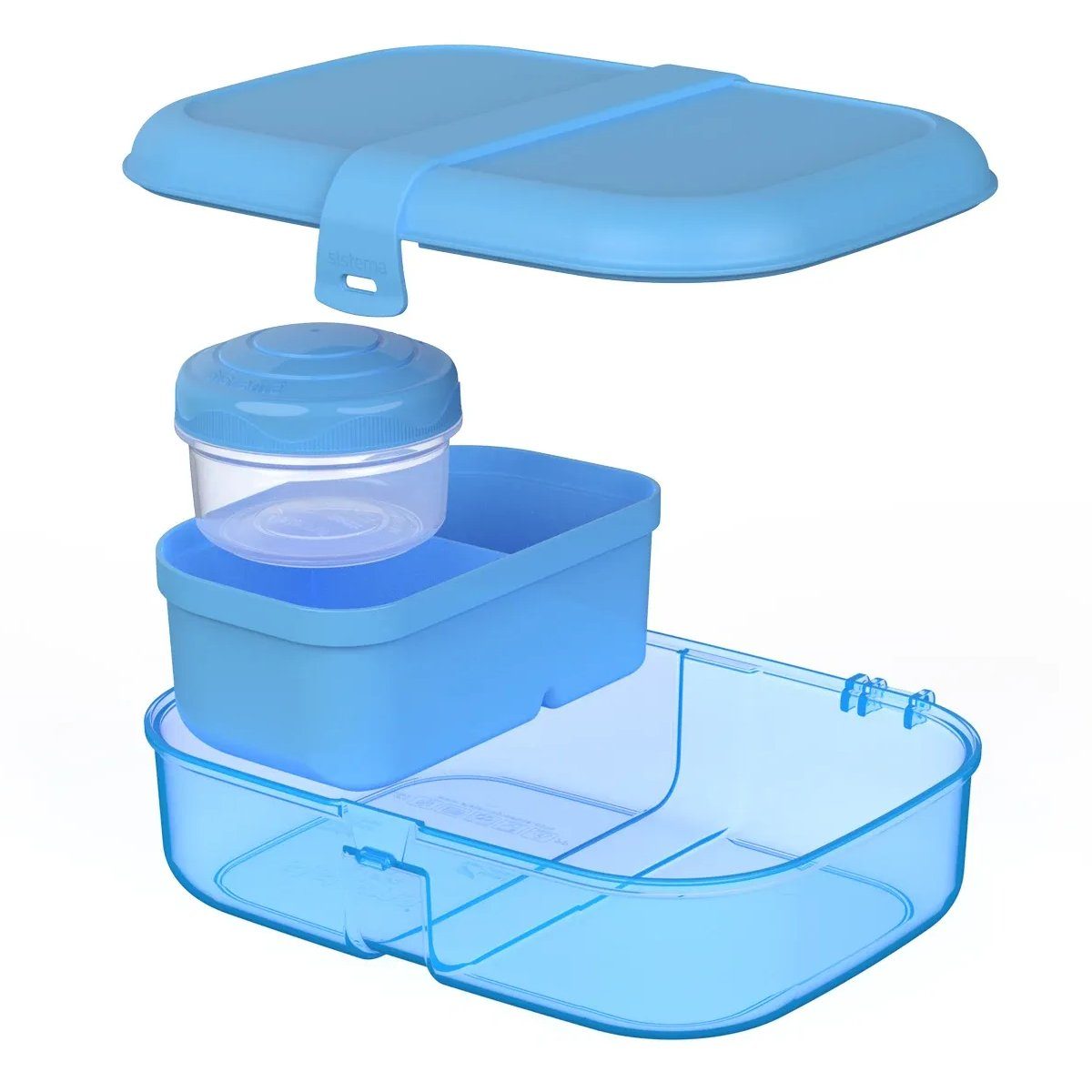 sistema Lunchbox Farbwahl, recycelt) Kunststoff Blau - RIBBON Lunchbox (35