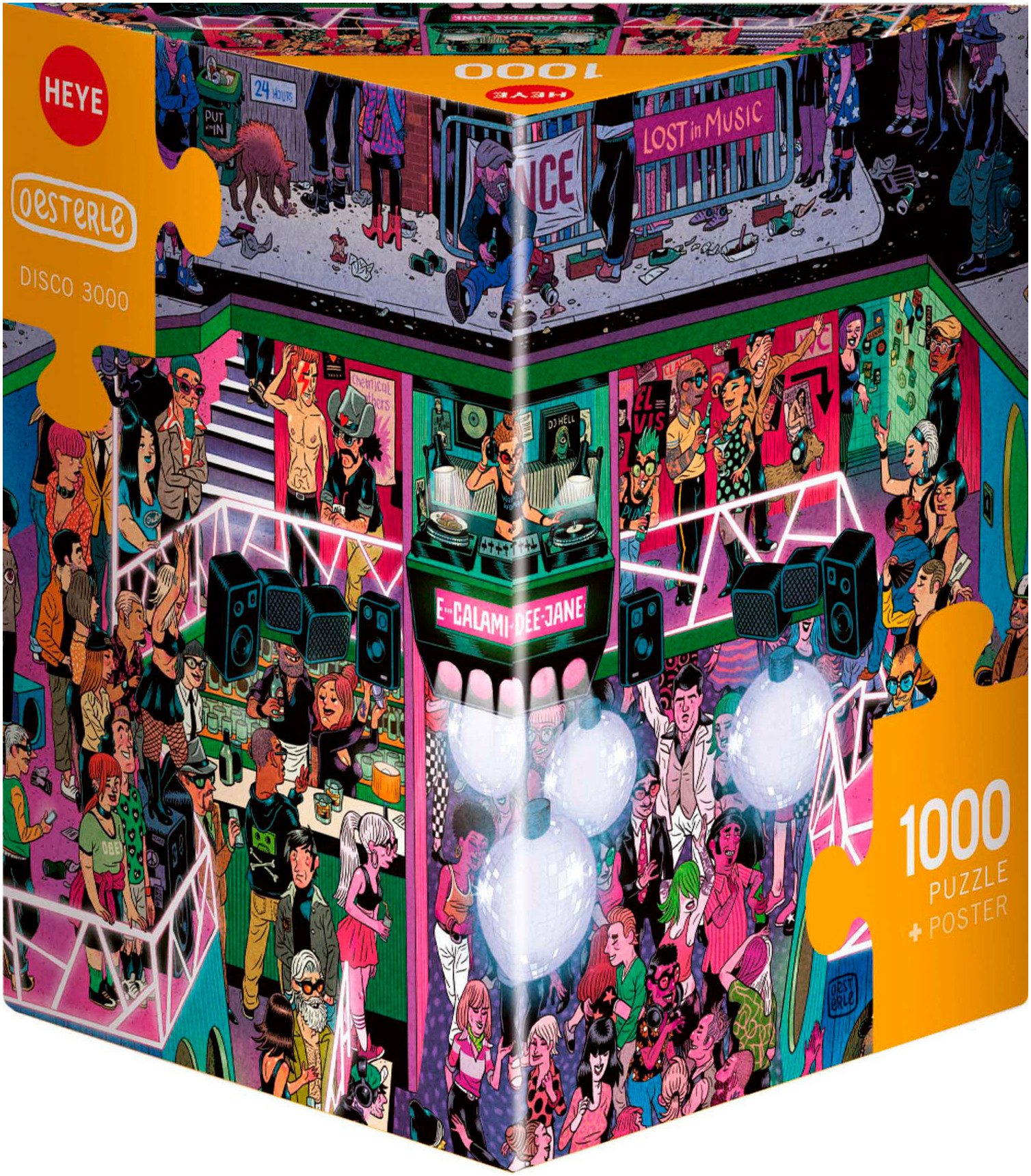 HEYE Пазлы Disco 3000, Oesterle, 1000 Пазлыteile, Made in Europe
