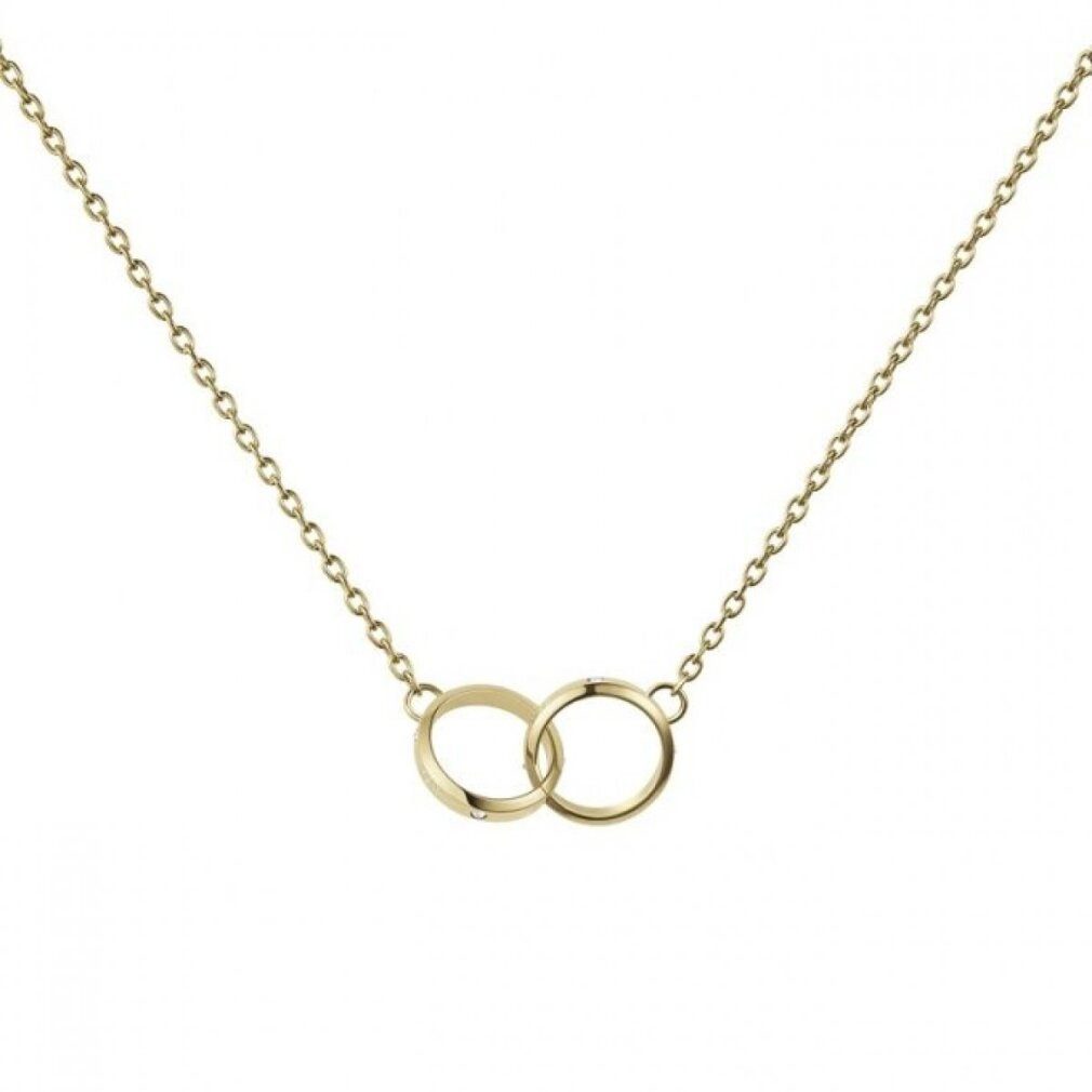 Kette mit Einhänger Krásný pozlacený náhrdelník s krystaly Classic Lumine DW00400353
