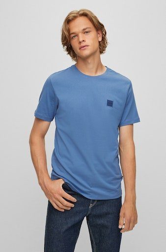 BOSS blau Tales ORANGE T-Shirt