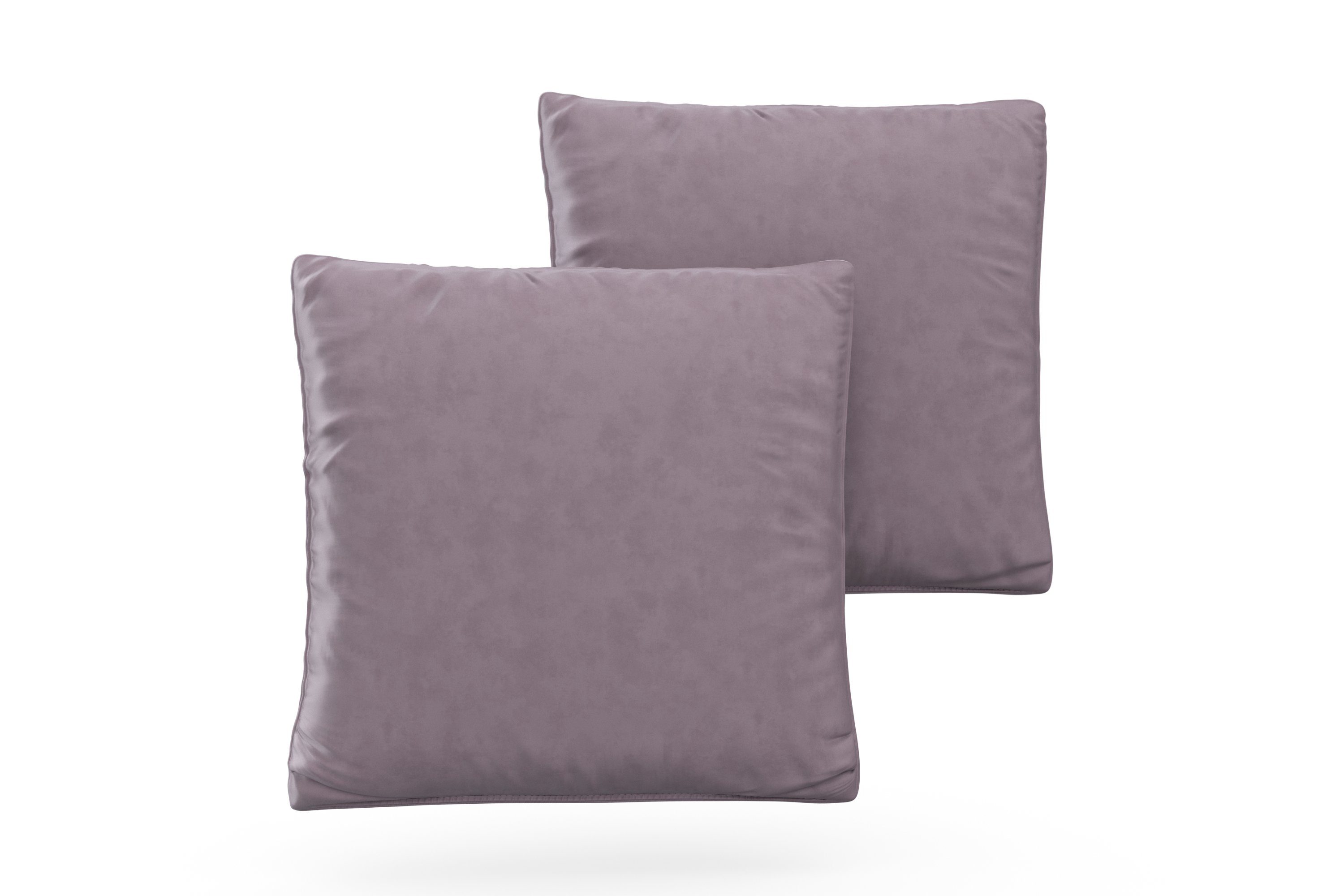 sit&more Sofakissen Luxor, (Set, 2 St), 2-teiliges Kissenset in Samtoptik von sit&more