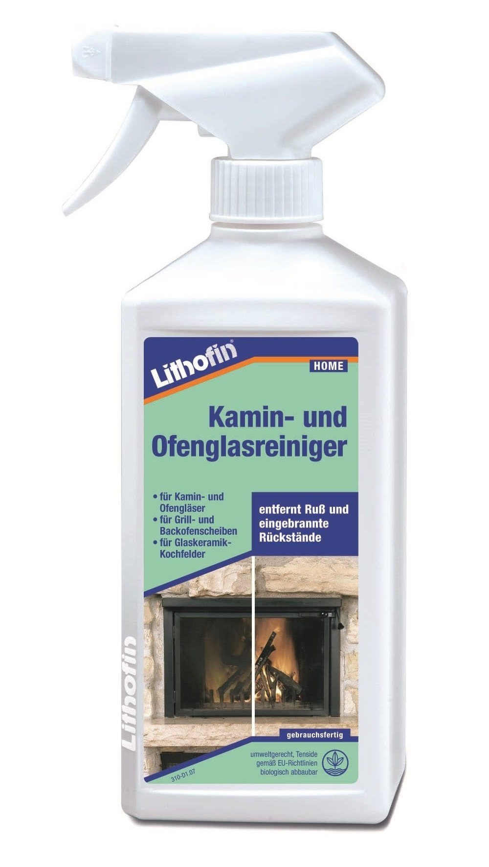 Lithofin LITHOFIN Kamin- und Ofenglasreiniger 500ml Naturstein-Reiniger