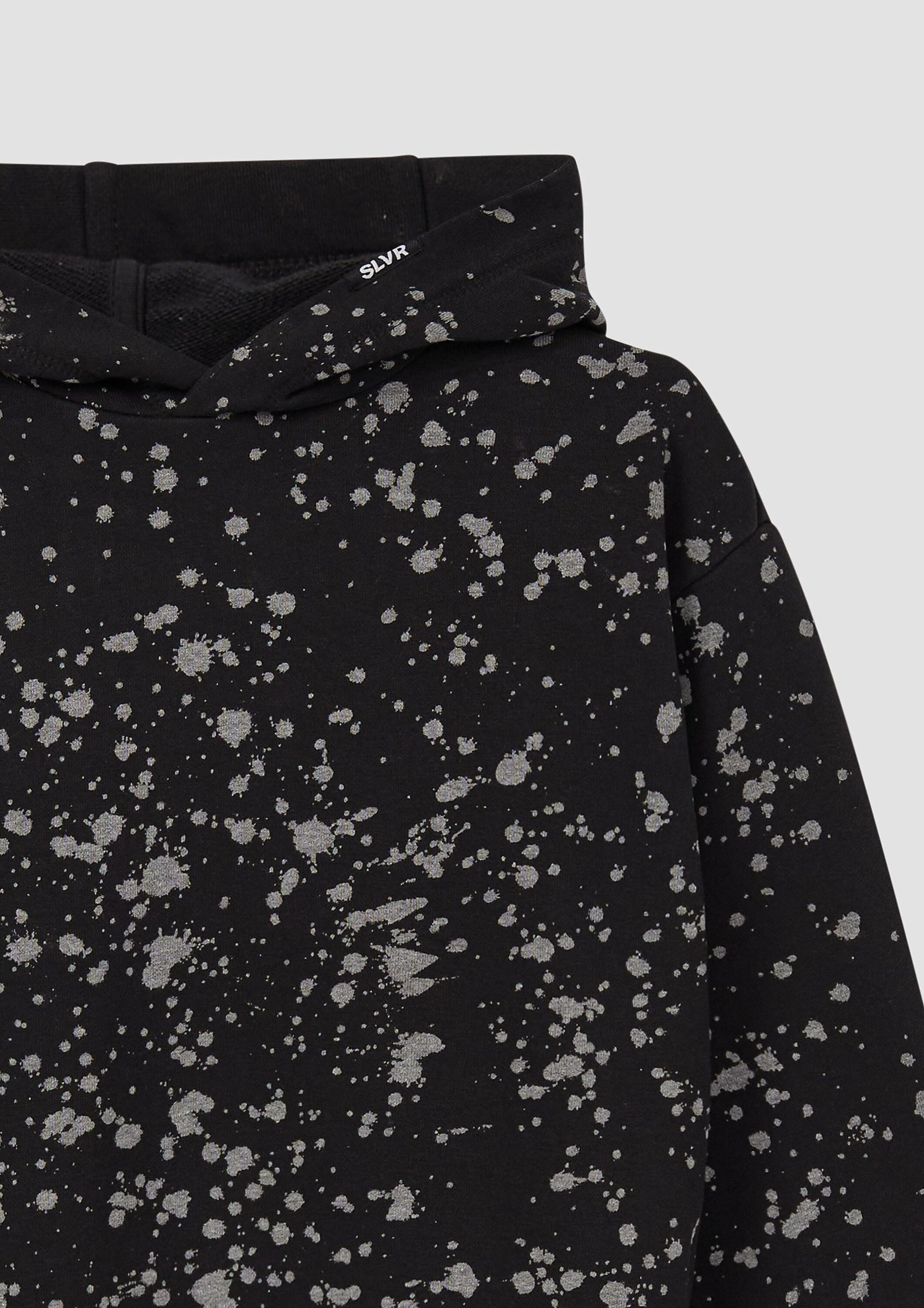 s.Oliver Sweatshirt Sweatshirt Hoodie in Oversize mit Garment Dye